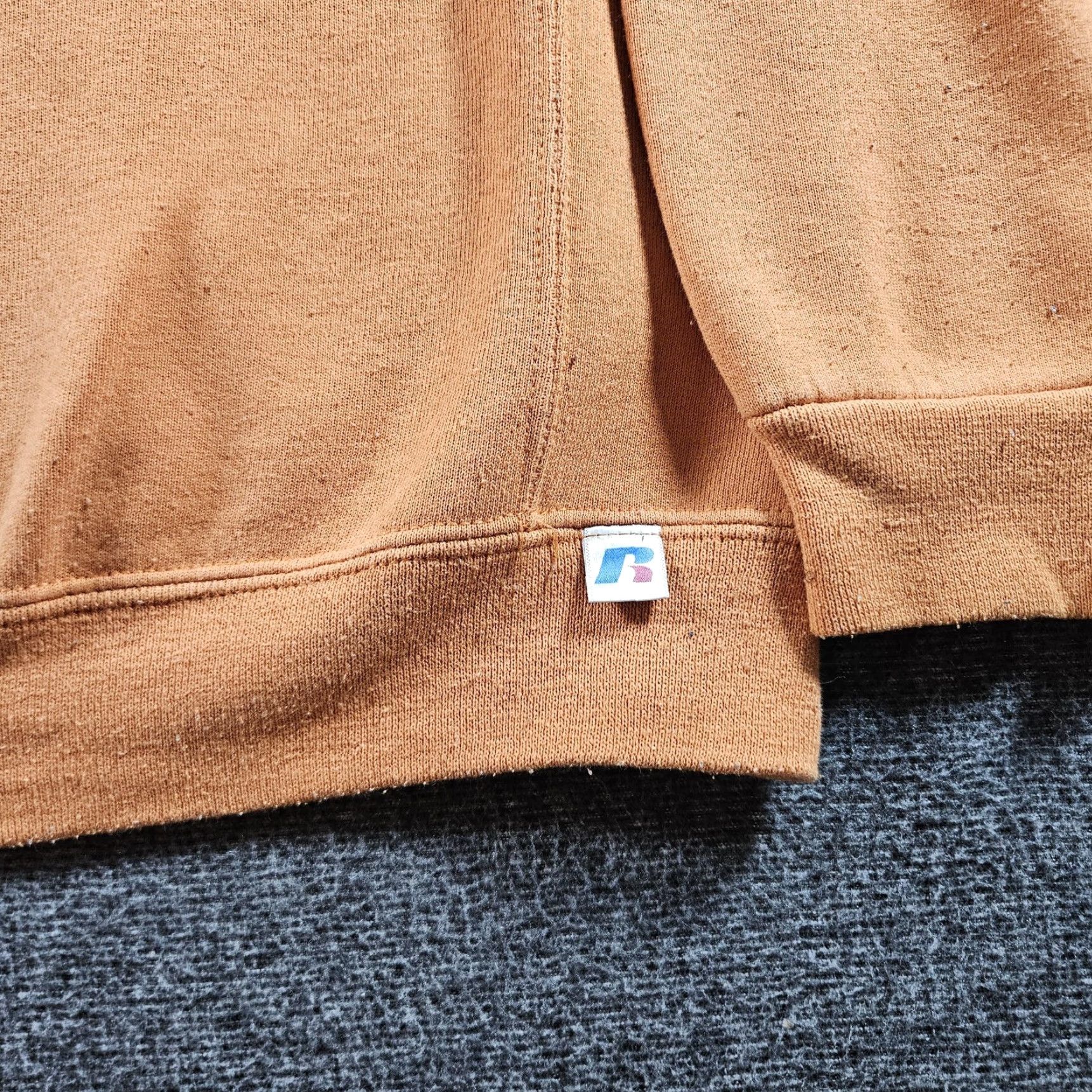Russell Athletic VINTAGE Russell Athletic Sweatshirt Mens XL Orange Fleece Crewneck Pullover Logo 90s Size US XL / EU 56 / 4 - 2 Thumbnail