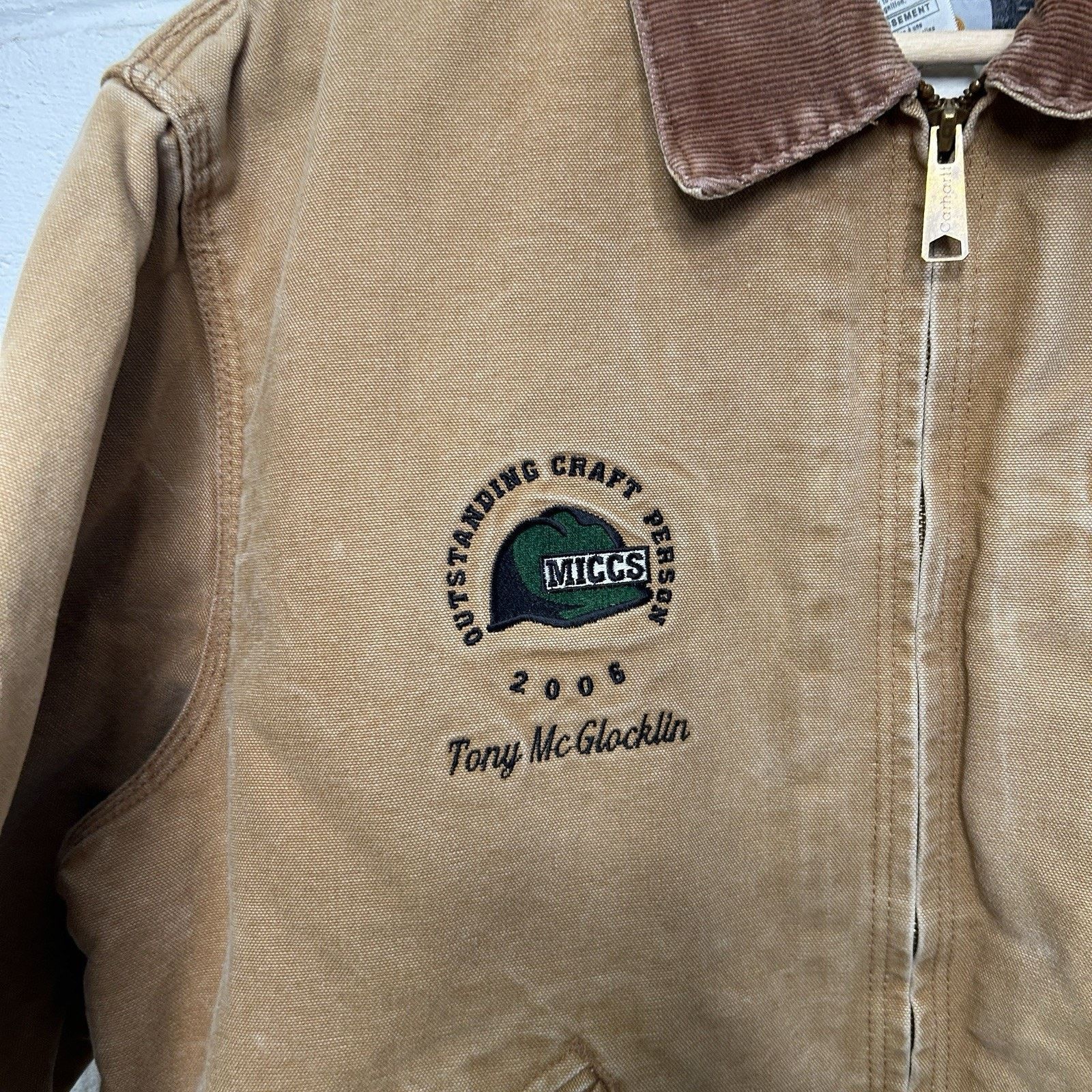 Carhartt Vintage Carhartt Blanket-Lined Detroit Jacket “Brown Wheat” Size US L / EU 52-54 / 3 - 5 Thumbnail