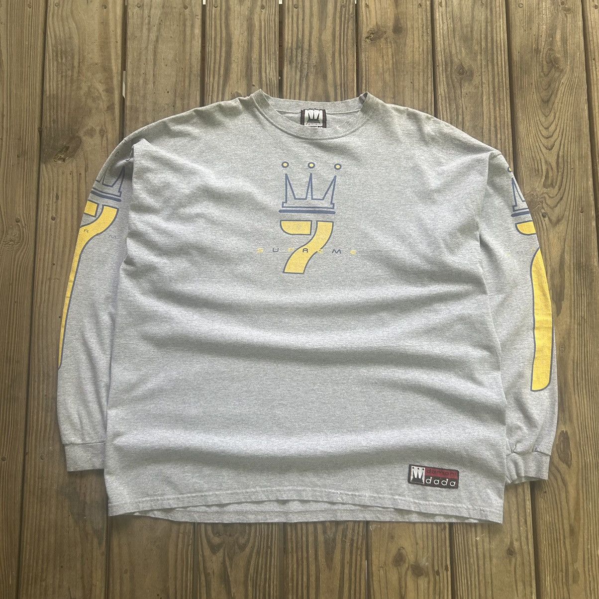 Damani Dada × Vintage Vintage 90s Damani Dada Supreme Team L/S T-Shirt Size US XXL / EU 58 / 5 - 2 Thumbnail