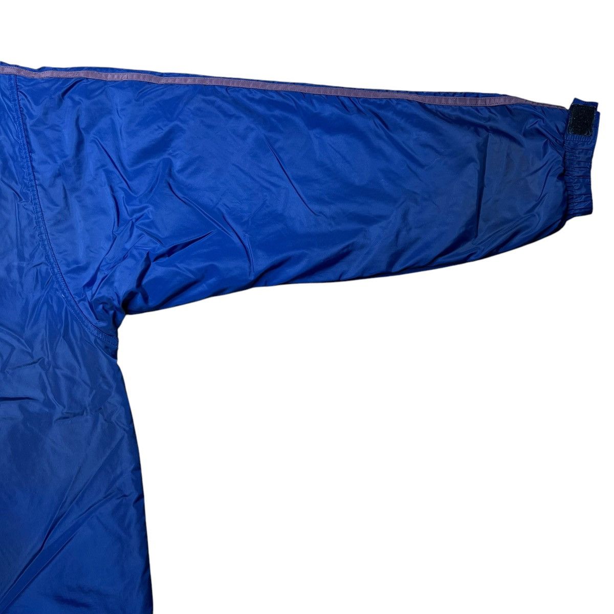 Adidas × Vintage Vintage 1990s Adidas Logo Striped Fleece Lined Anorak Jacket Size US XL / EU 56 / 4 - 12 Thumbnail