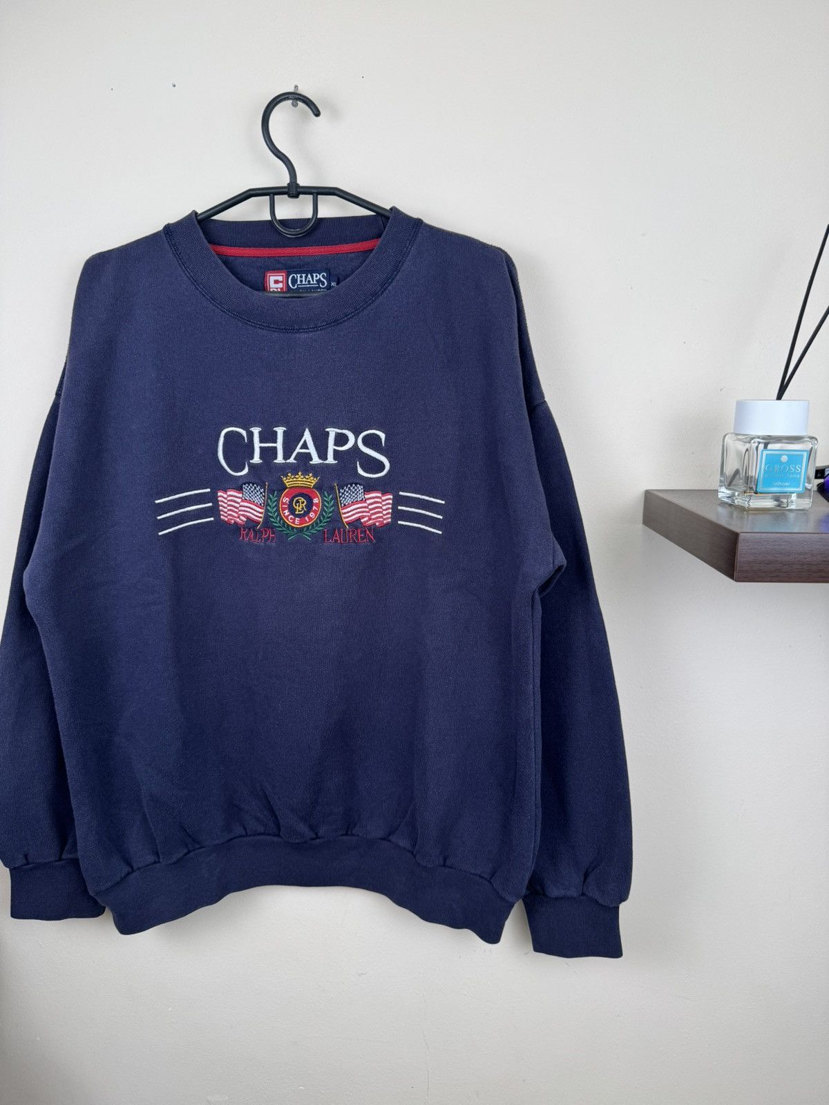 Other Vintage Chaps Ralph Lauren Sweatshirt Blue XL Streetwear Size US XL / EU 56 / 4 - 4 Thumbnail