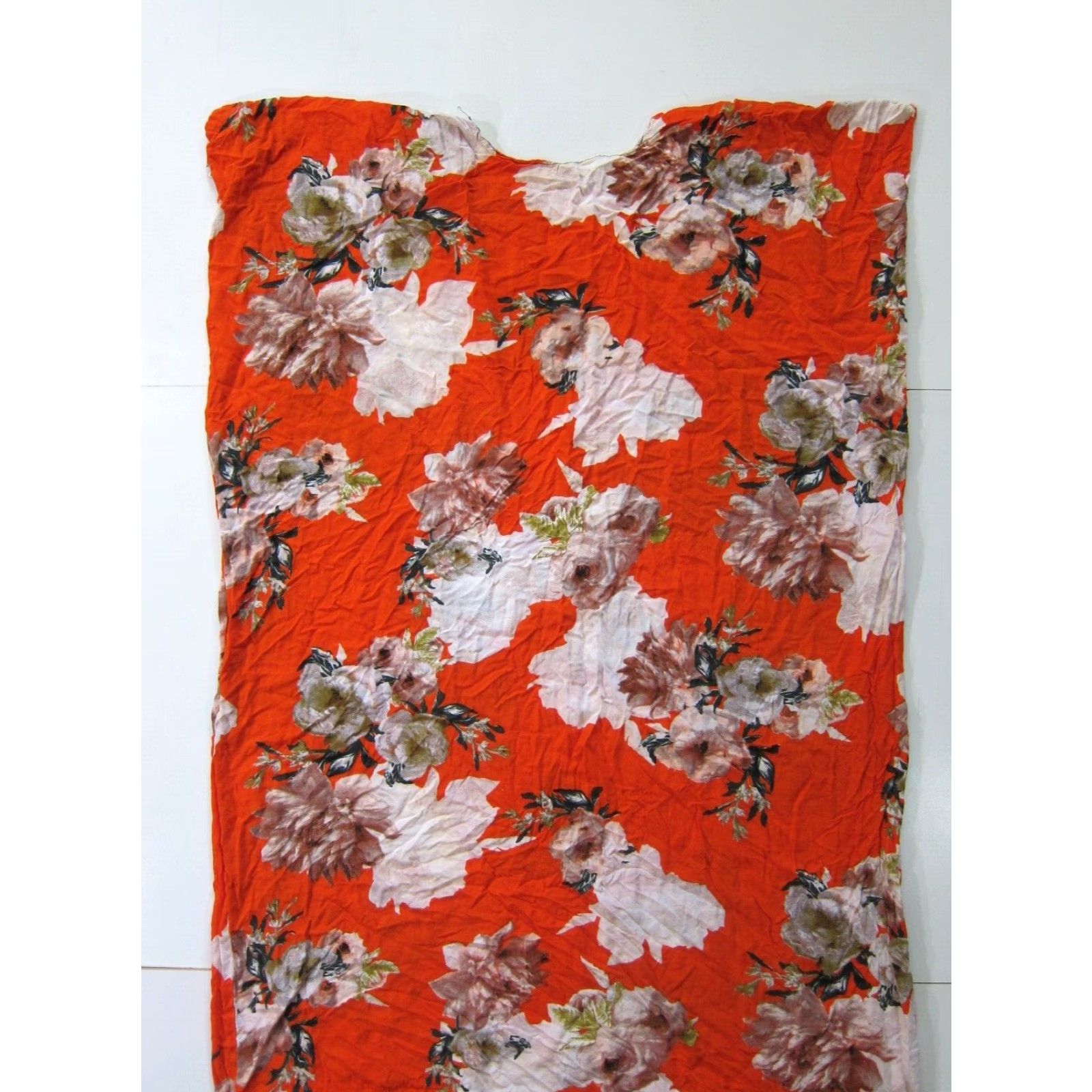 Vintage VINTAGE Kaftan Dress Women OS Maxi Floral Orange Green White Paisley Long Maxi Dress Size ONE SIZE - 7 Thumbnail