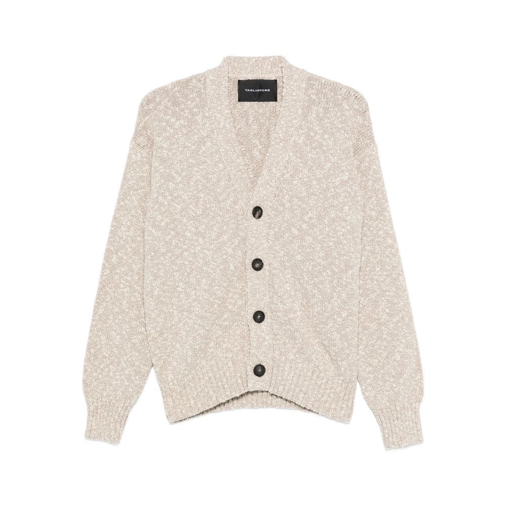 Tagliatore Tagliatore NEUTRALS Sweaters & Knitwear - Cardigans Size US M / EU 48-50 / 2 - 1 Thumbnail