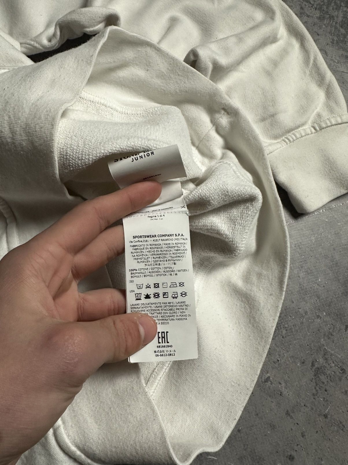 Stone Island Stone Island junior 12/156 Sweatshirt Size US S / EU 44-46 / 1 - 8 Thumbnail