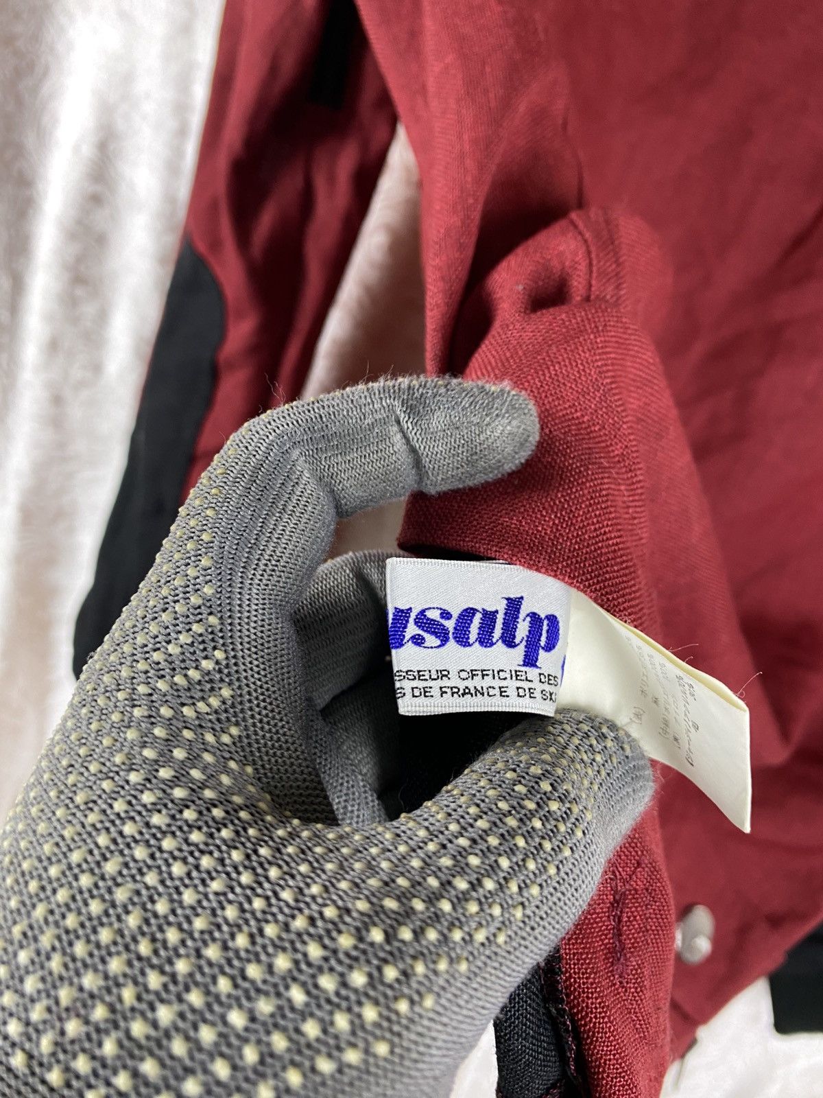 Fusalp Fusalp Vintage Ski Red Black Snap Button Utility Jacket Size US M / EU 48-50 / 2 - 13 Thumbnail