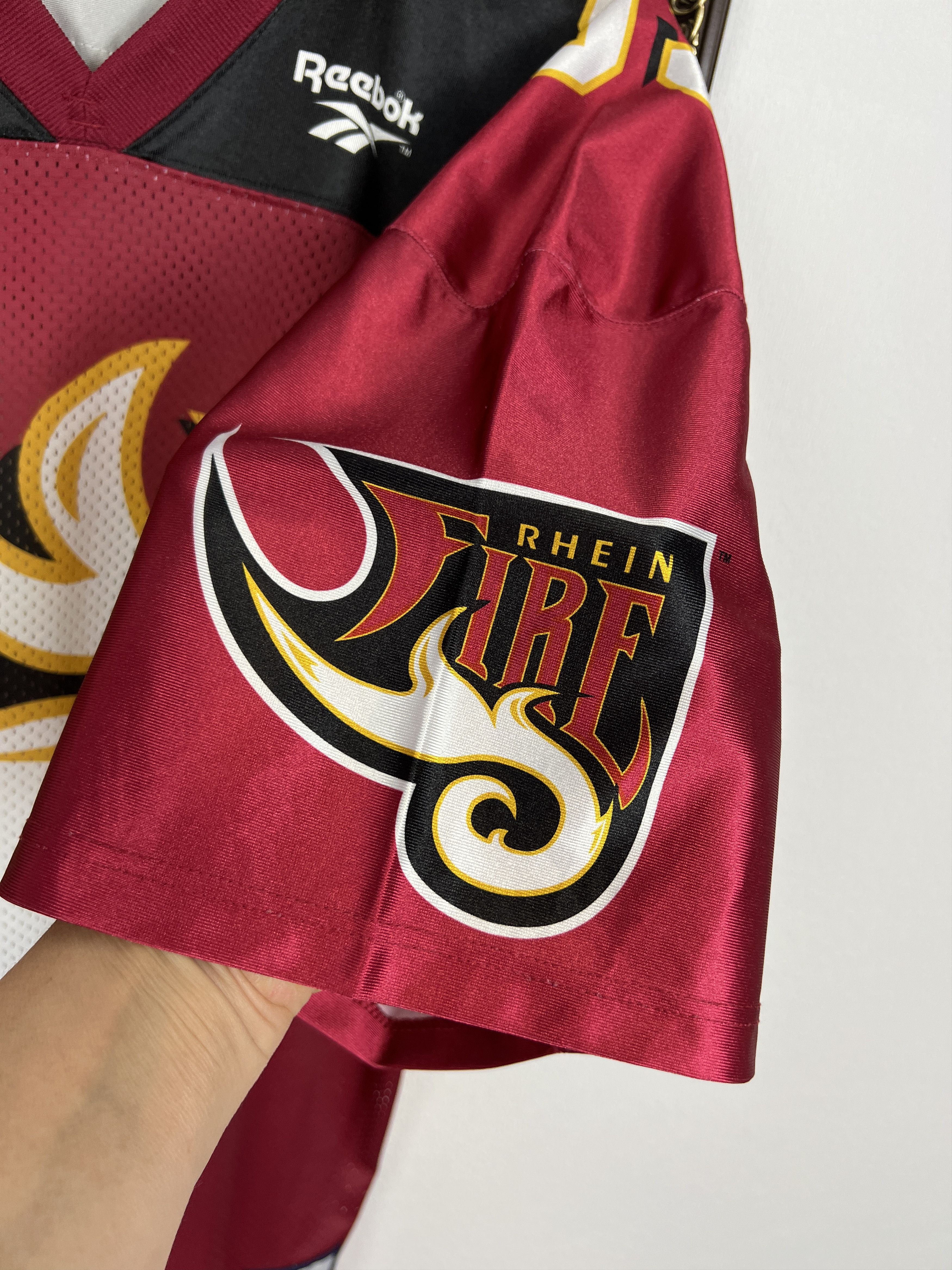 Reebok Vintage Rhein Fire World League WLF NFL Football Jersey Size US XL / EU 56 / 4 - 5 Thumbnail