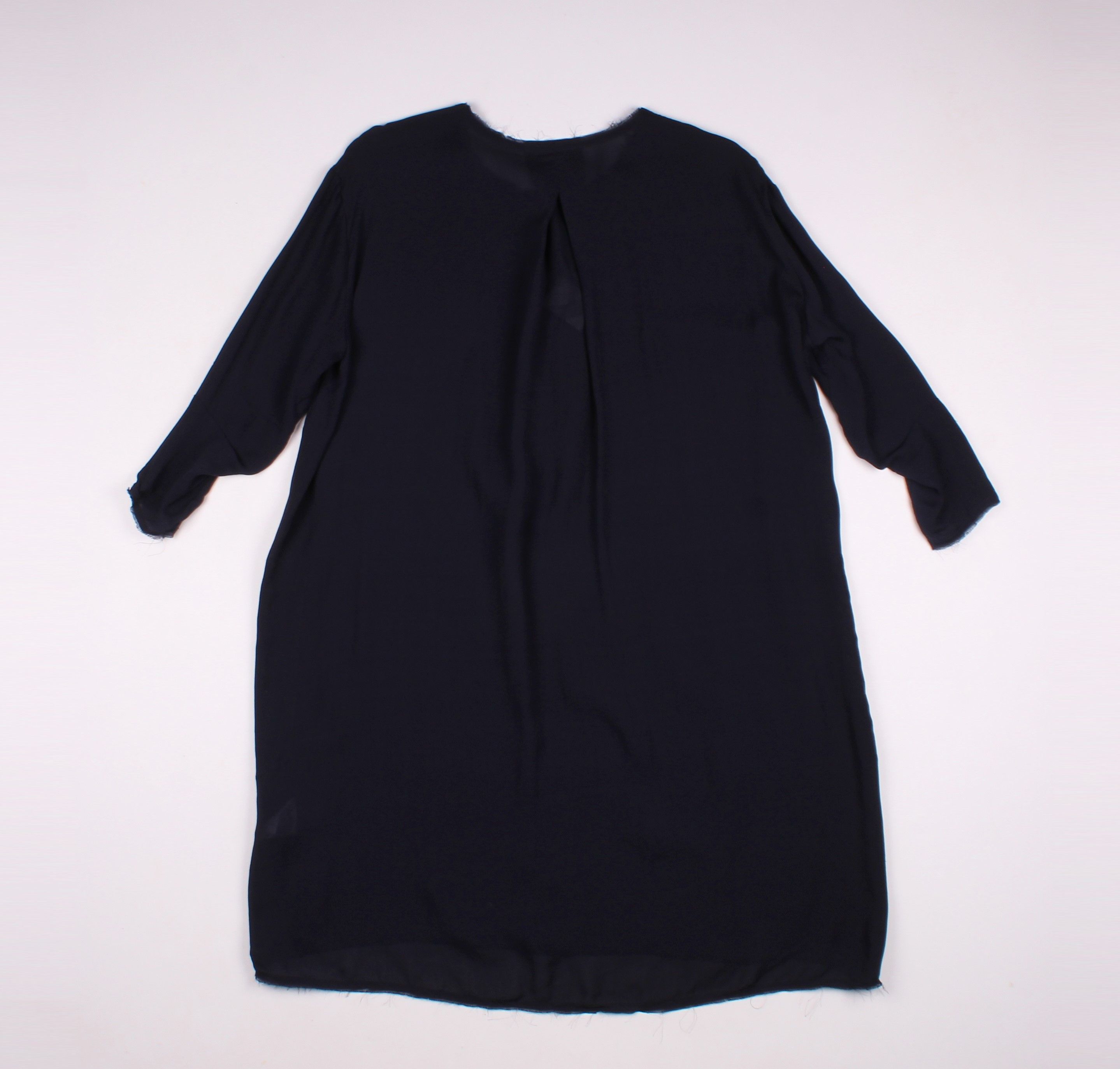 Acne Studios Acne Studio Navy Silk Light Flared Dress Size XXS / US 00 / IT 34 - 9 Thumbnail