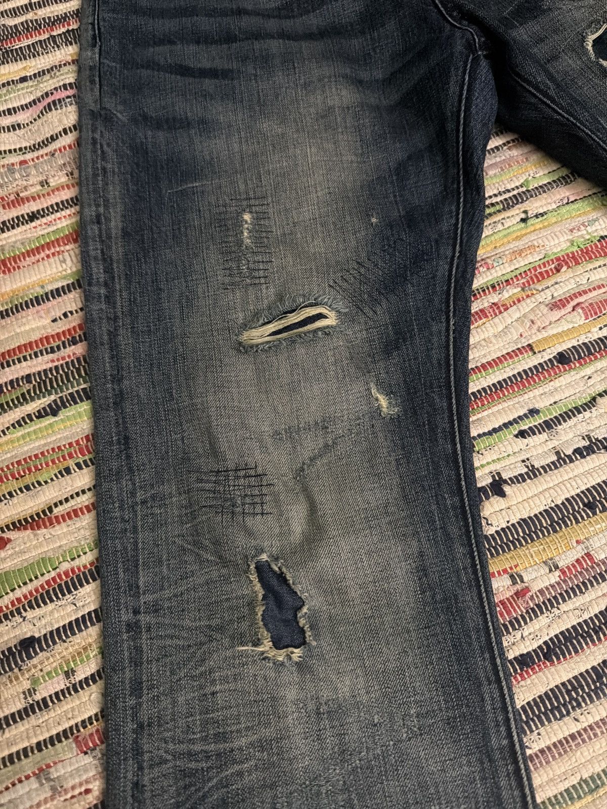 Prps Indigo Repair Denim Size US 32 / EU 48 - 6 Thumbnail