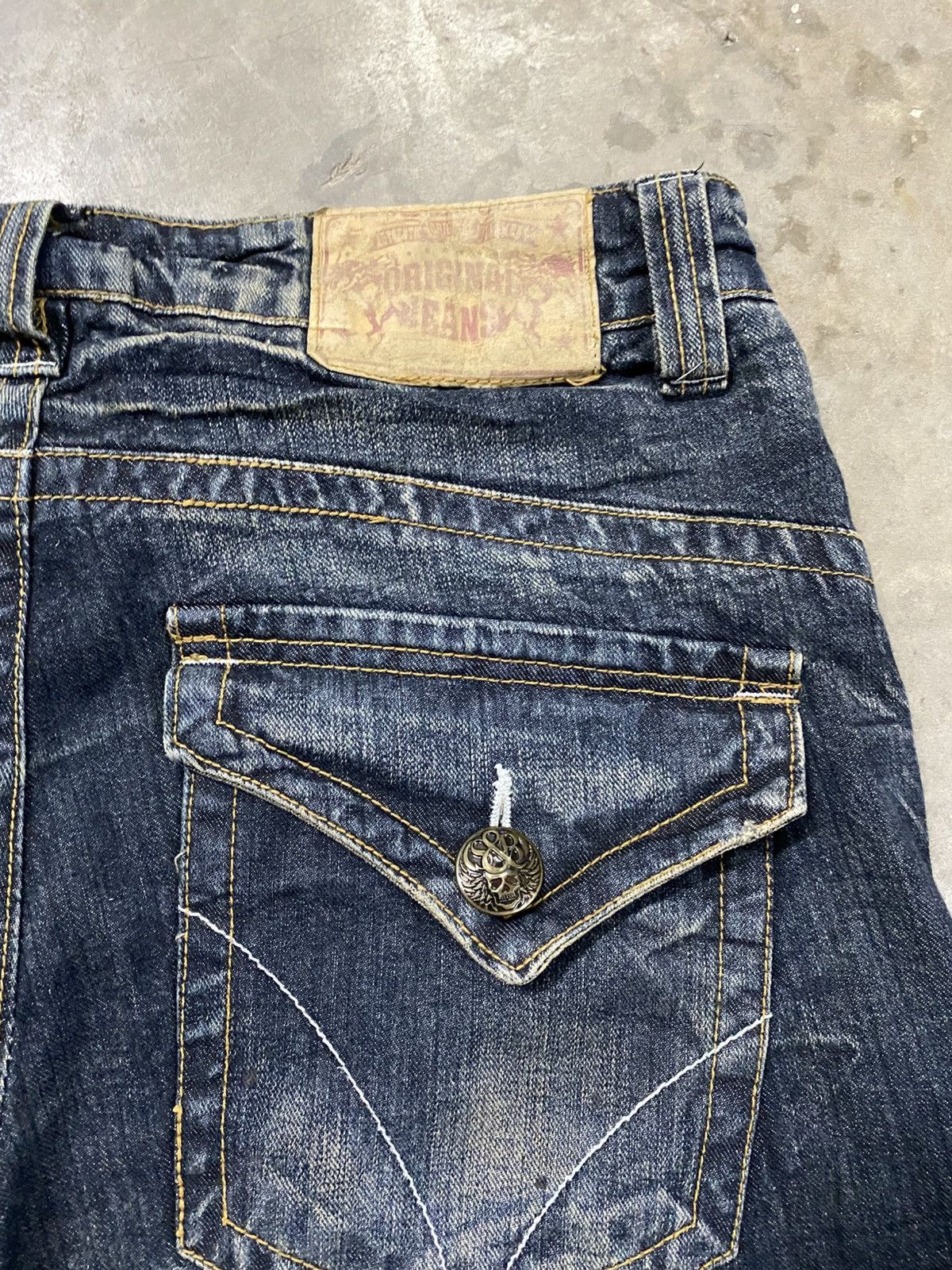 Hysteric Glamour × If Six Was Nine × Le Grande Bleu (L.G.B.) Flare Jeans Japan Original Jeans Clawmark Distressed @279 Size US 34 / EU 50 - 6 Thumbnail