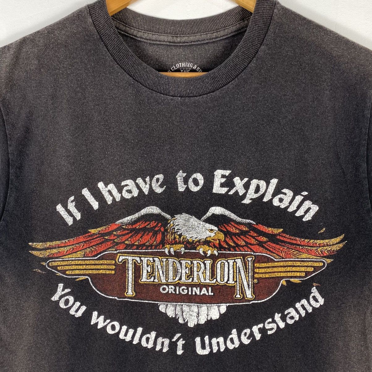 Japanese Brand × Tenderloin TENDERLOINS ORIGINAL Harley-Davidson Style Faded Tee Size US S / EU 44-46 / 1 - 4 Thumbnail