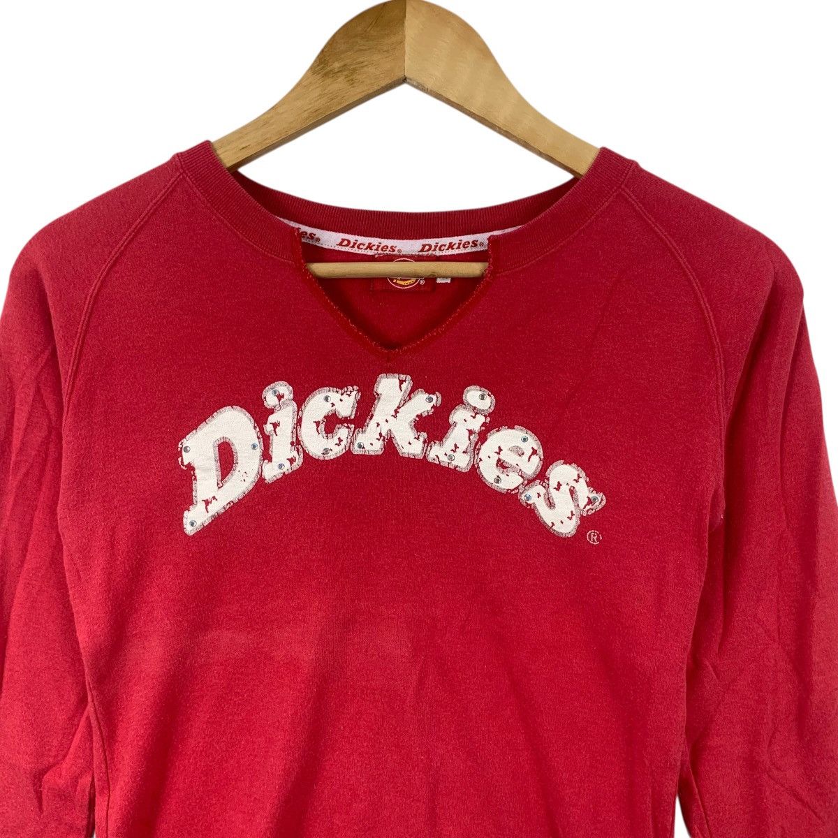 Dickies DICKIES USA RHINESTONE Distress Design Tee Shirt Top Size M / US 6-8 / IT 42-44 - 5 Thumbnail