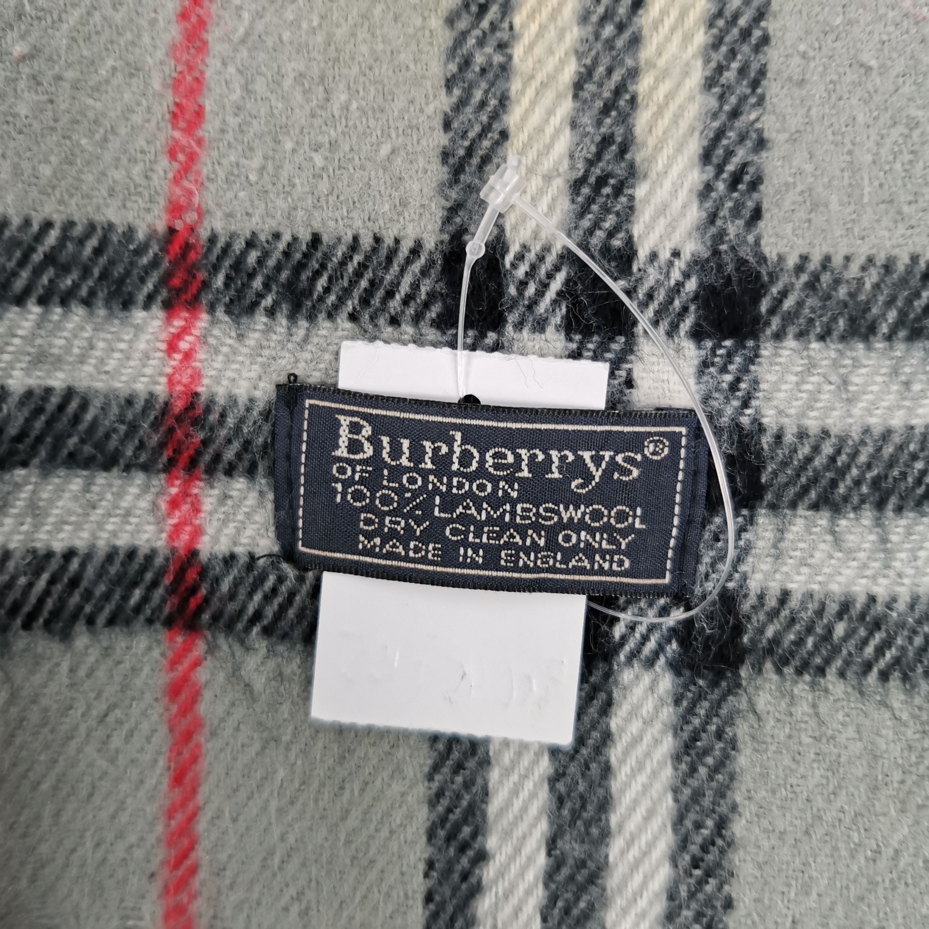 Burberry Vintage Burberry Scarf Muffler Wool Cashmere Scarves Size ONE SIZE - 4 Thumbnail