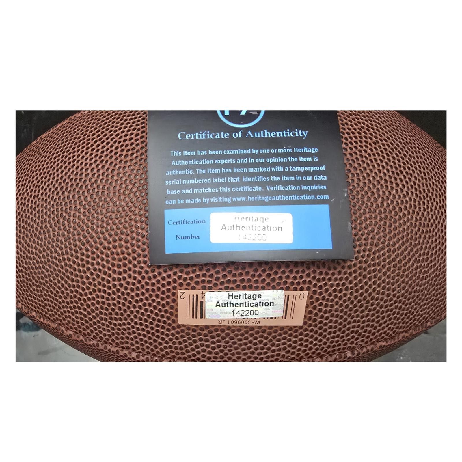 Other JALEN HURTS SIGNED FOOTBALL HERITAGE COA Size ONE SIZE - 3 Thumbnail
