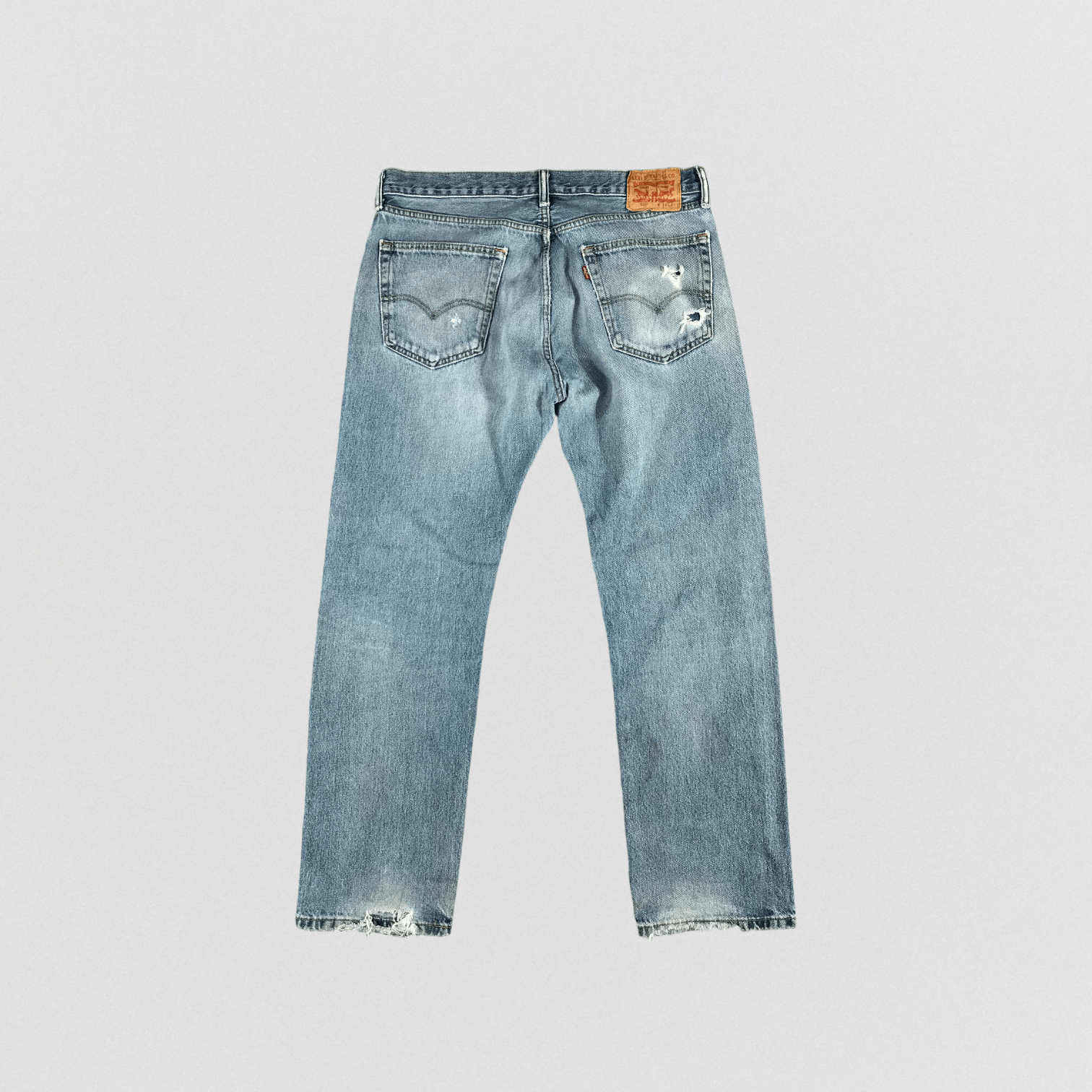 Levi's × Vintage Vintage Light Wash Levis 505 Jeans-JM2635 Size US 37 - 2 Thumbnail