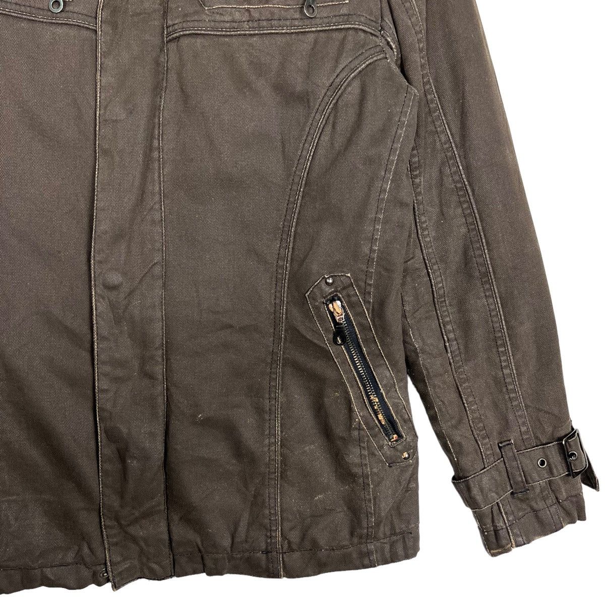 14th Addiction 🔥 IN THE ATTIC SLEEVE BELTED MOTO RIDER JACKET Size US M / EU 48-50 / 2 - 7 Thumbnail