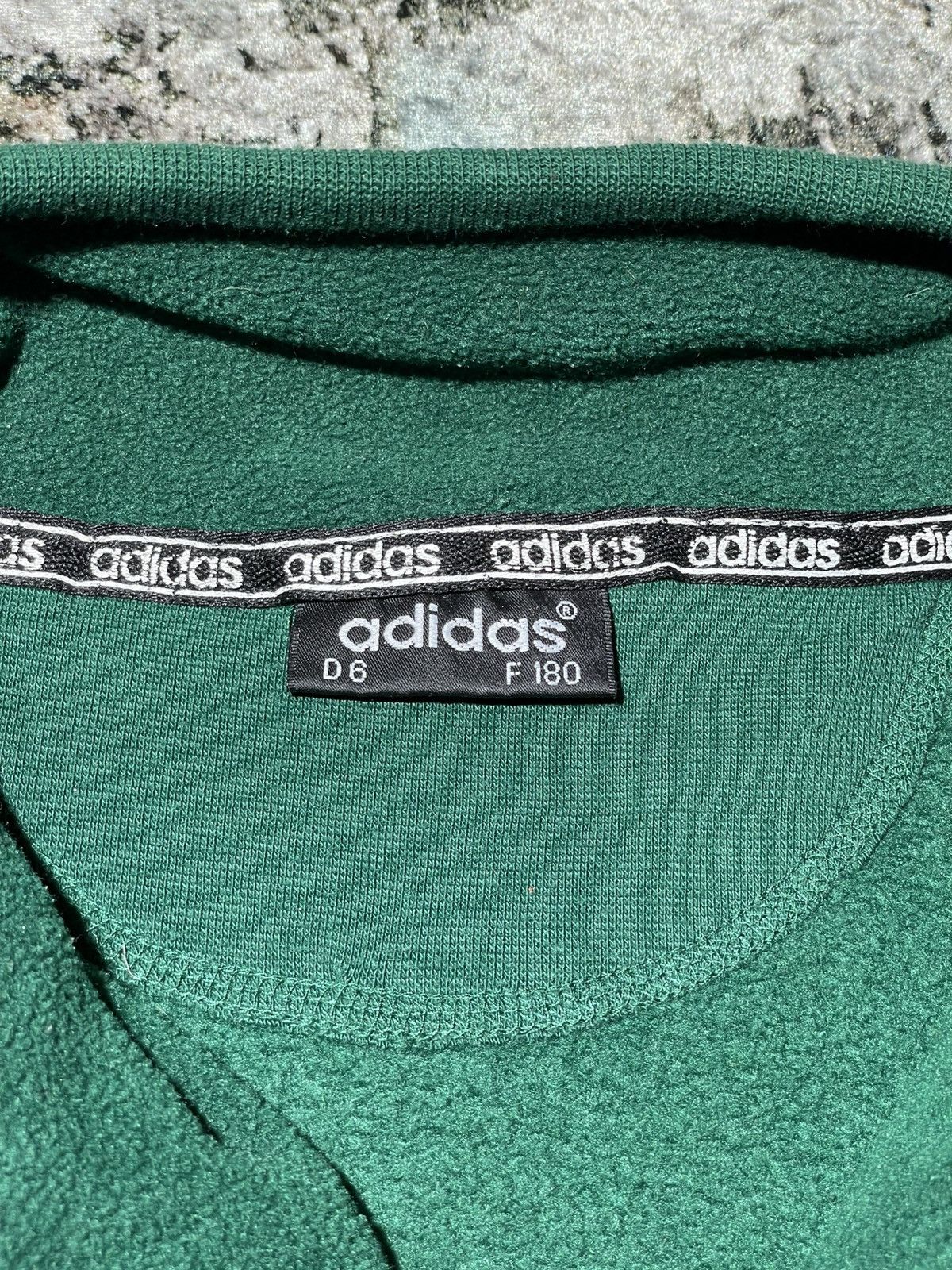 Adidas Adidas 90's old Adidas fleece pullover Size US L / EU 52-54 / 3 - 9 Thumbnail