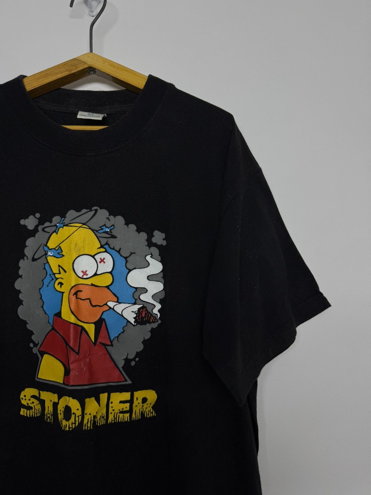 The Simpsons Vintage 90s Stoner Homer Simpsons The Simpsons Blunt Tee Size US XL / EU 56 / 4 - 6 Thumbnail