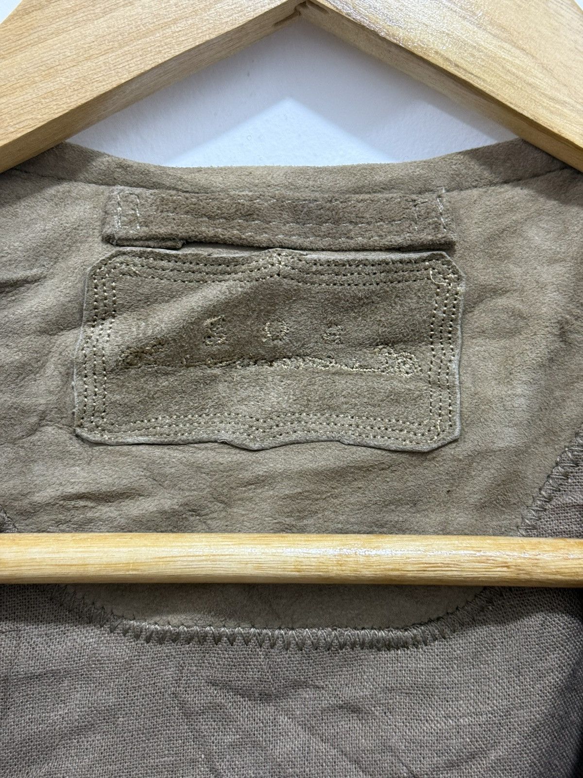 Japanese Brand × Leather G.O.A Suede Leather Vest Size US M / EU 48-50 / 2 - 7 Thumbnail