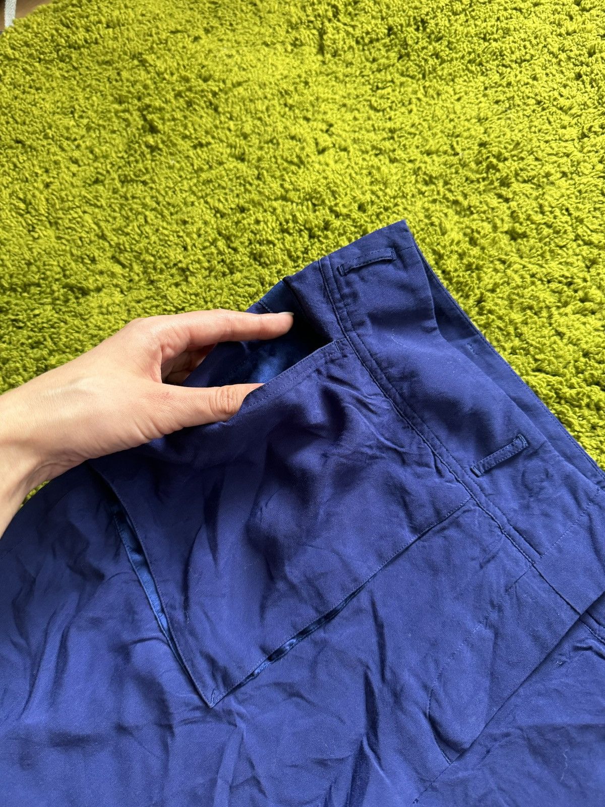 Designer × Just Cavalli × Roberto Cavalli Roberto Cavalli Italian minimalist blue pants Size 32" / US 10 / IT 46 - 3 Thumbnail