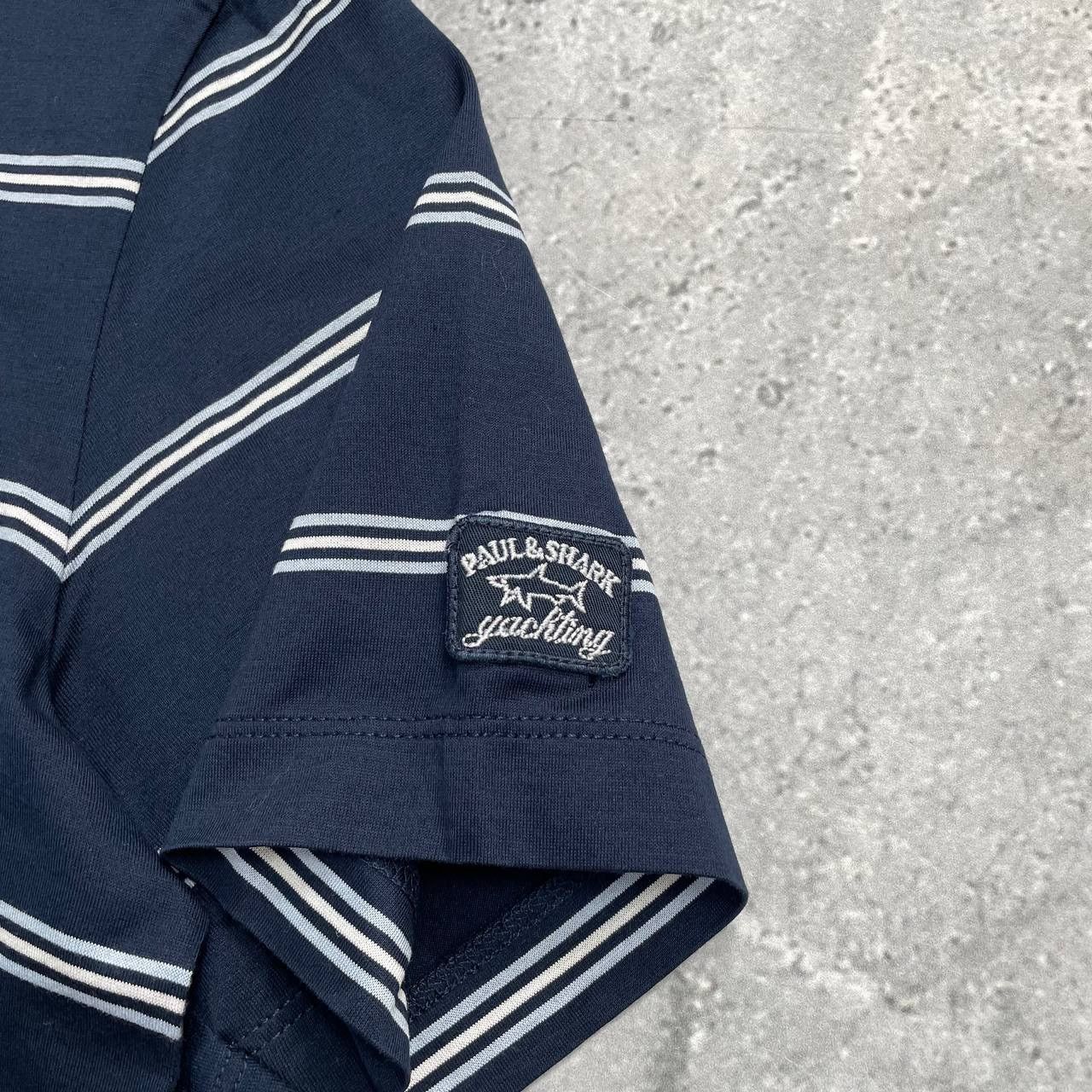 Paul & Shark Paul & Shark Striped Pocket Polo Shirt Blue/ White Size M Size US M / EU 48-50 / 2 - 8 Thumbnail