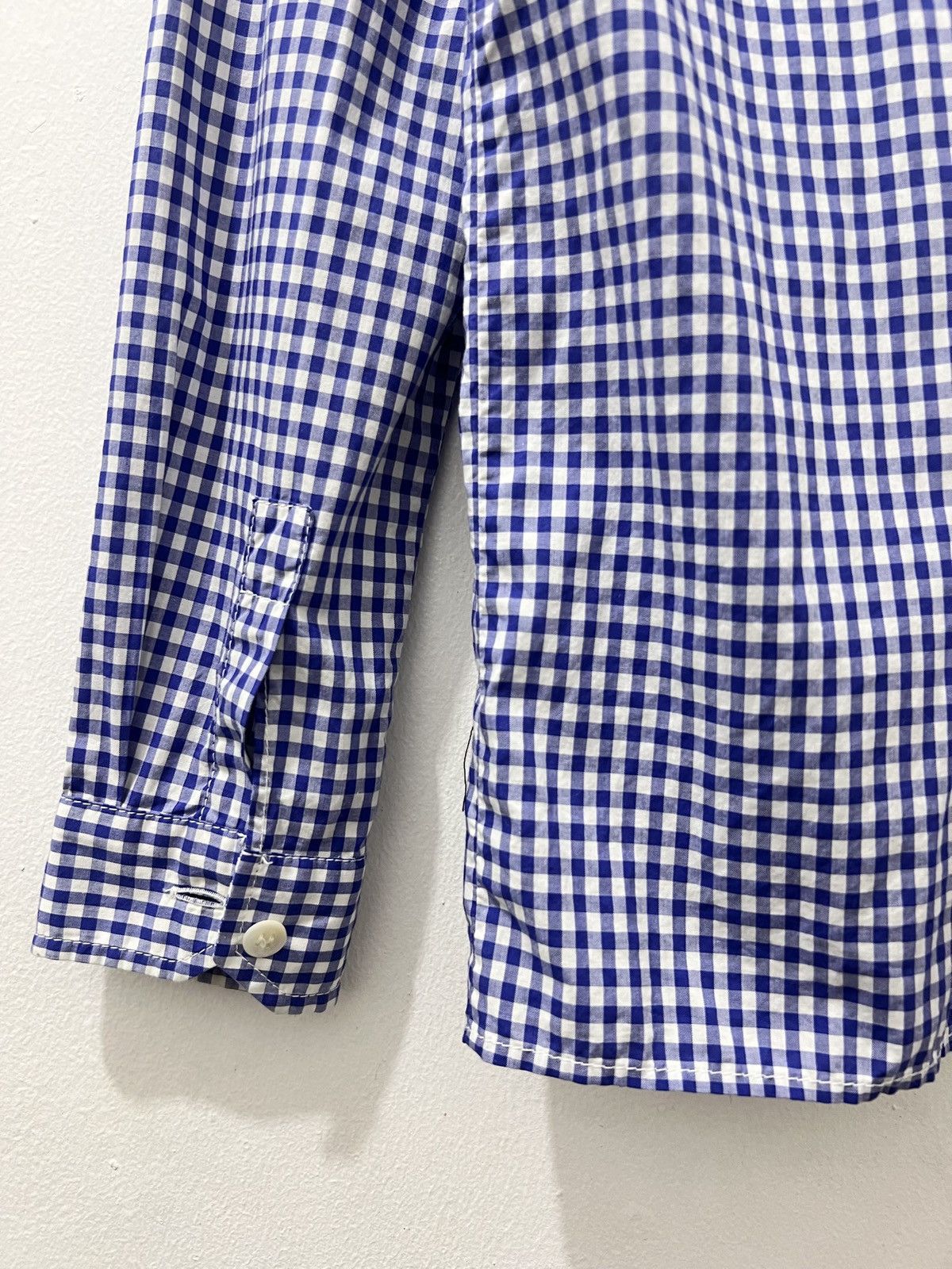 Miu Miu Miu Miu - Gingham Embroidered Logo Check Shirt Size S / US 4 / IT 40 - 7 Thumbnail