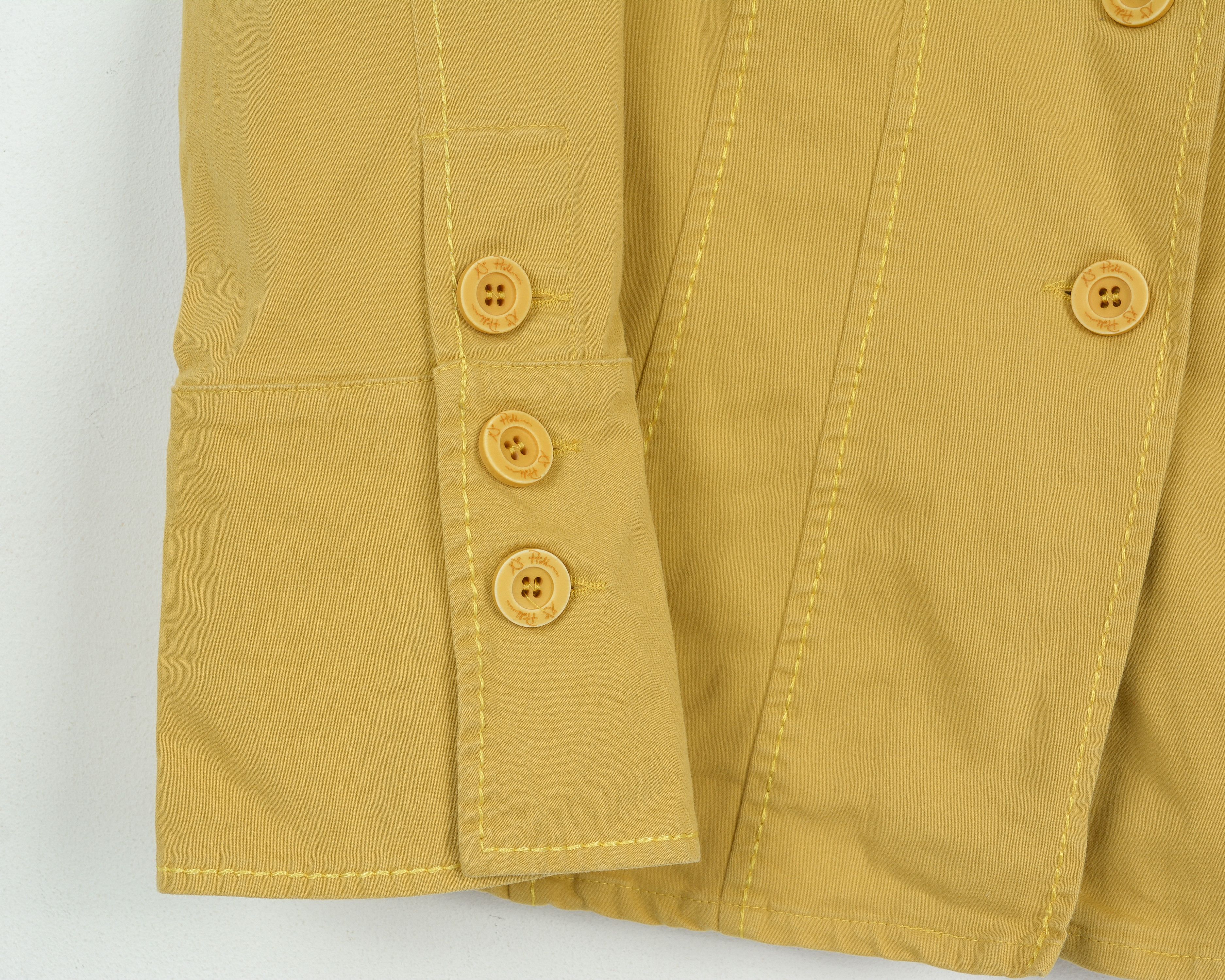 Other × Vintage NP Yellow Jacket Button Up Blazer Sport Coat Padded Shoulder Size S / US 4 / IT 40 - 11 Thumbnail