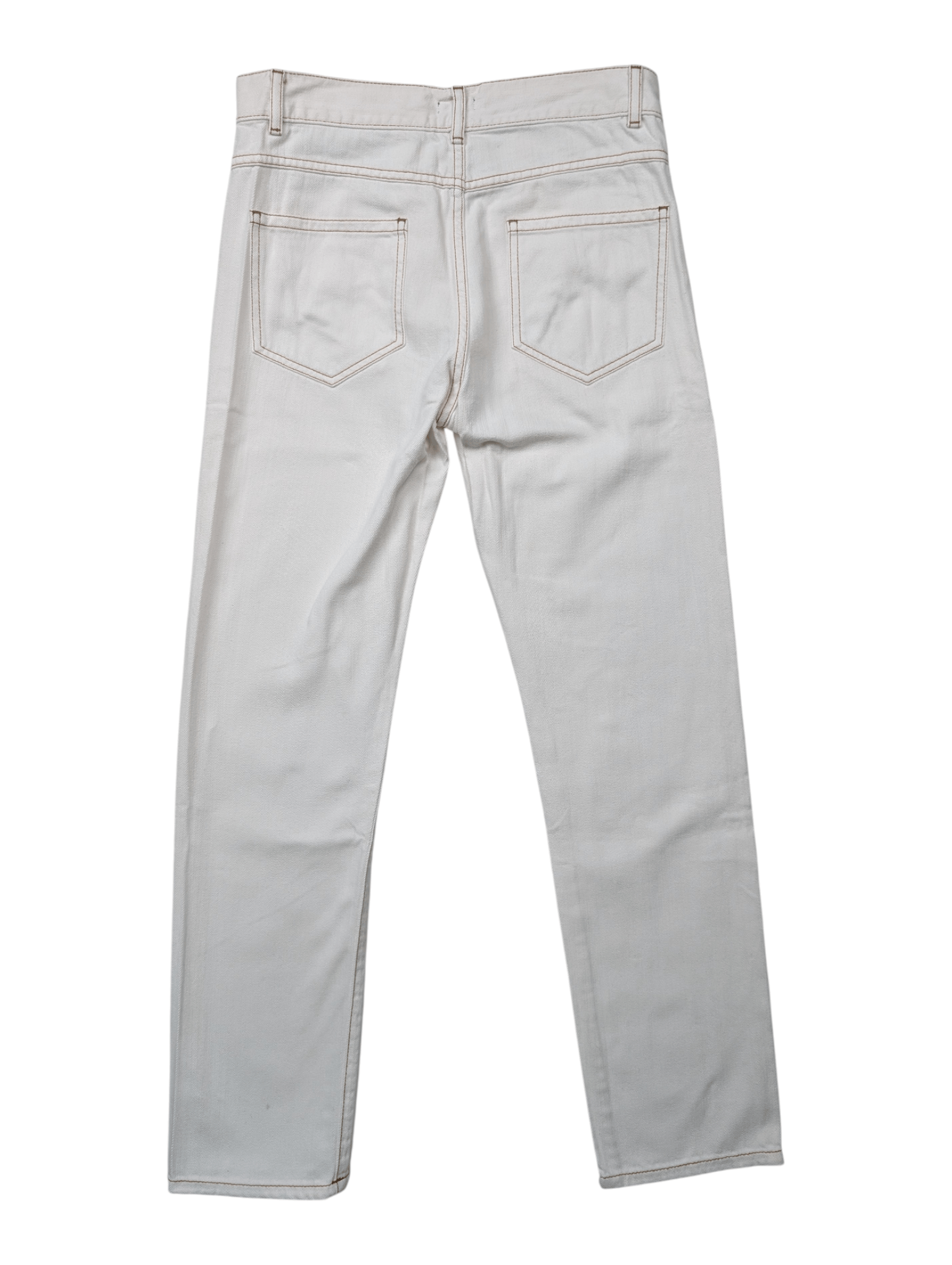 Joseph Joseph White Button-Fly Jeans Size 25" / US 0 / IT 36 - 2 Thumbnail