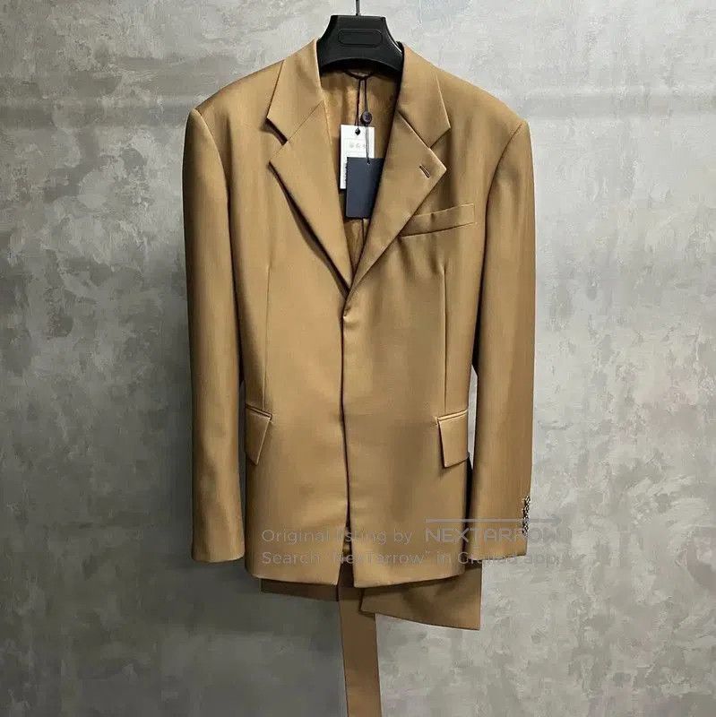 Louis Vuitton Louis Vuitton Khaki Cotton Men's Outerwear . Size US XL / EU 56 / 4 - 1 Thumbnail