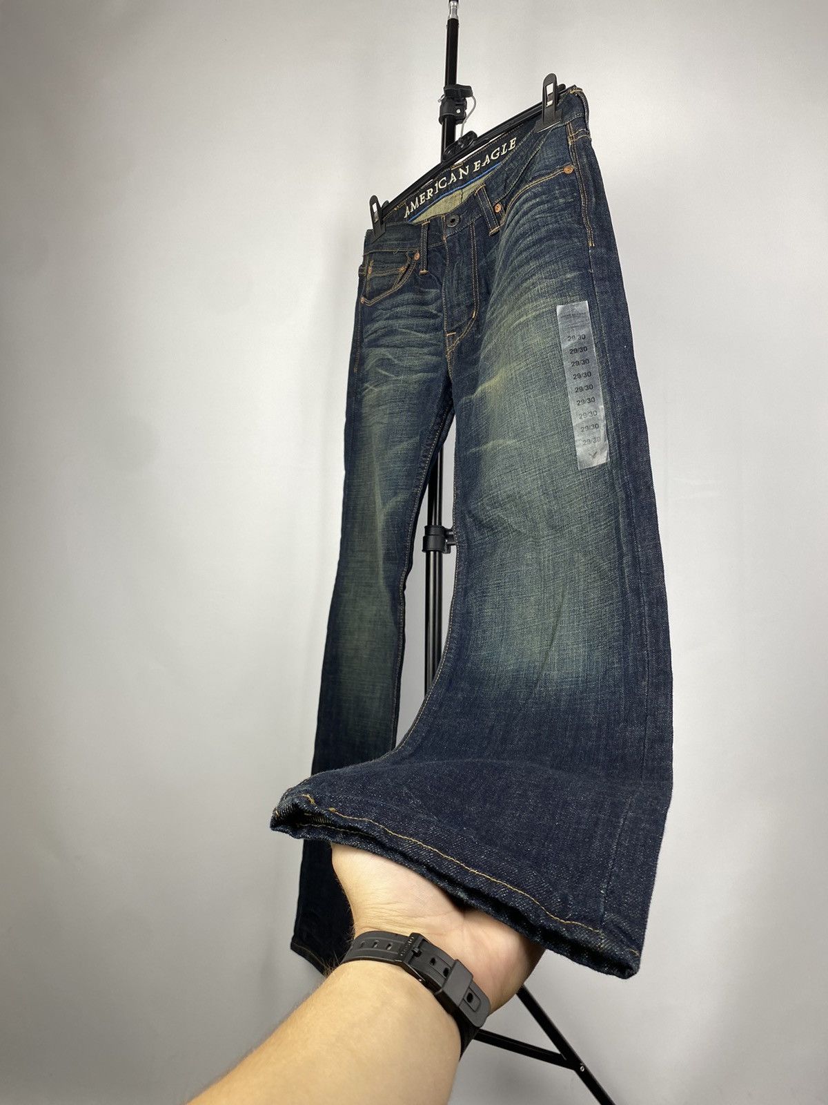 American Eagle Outfitters × Vintage Rare🔥Avant Garde American Eagle denim pants Jeans Size US 29 - 6 Thumbnail