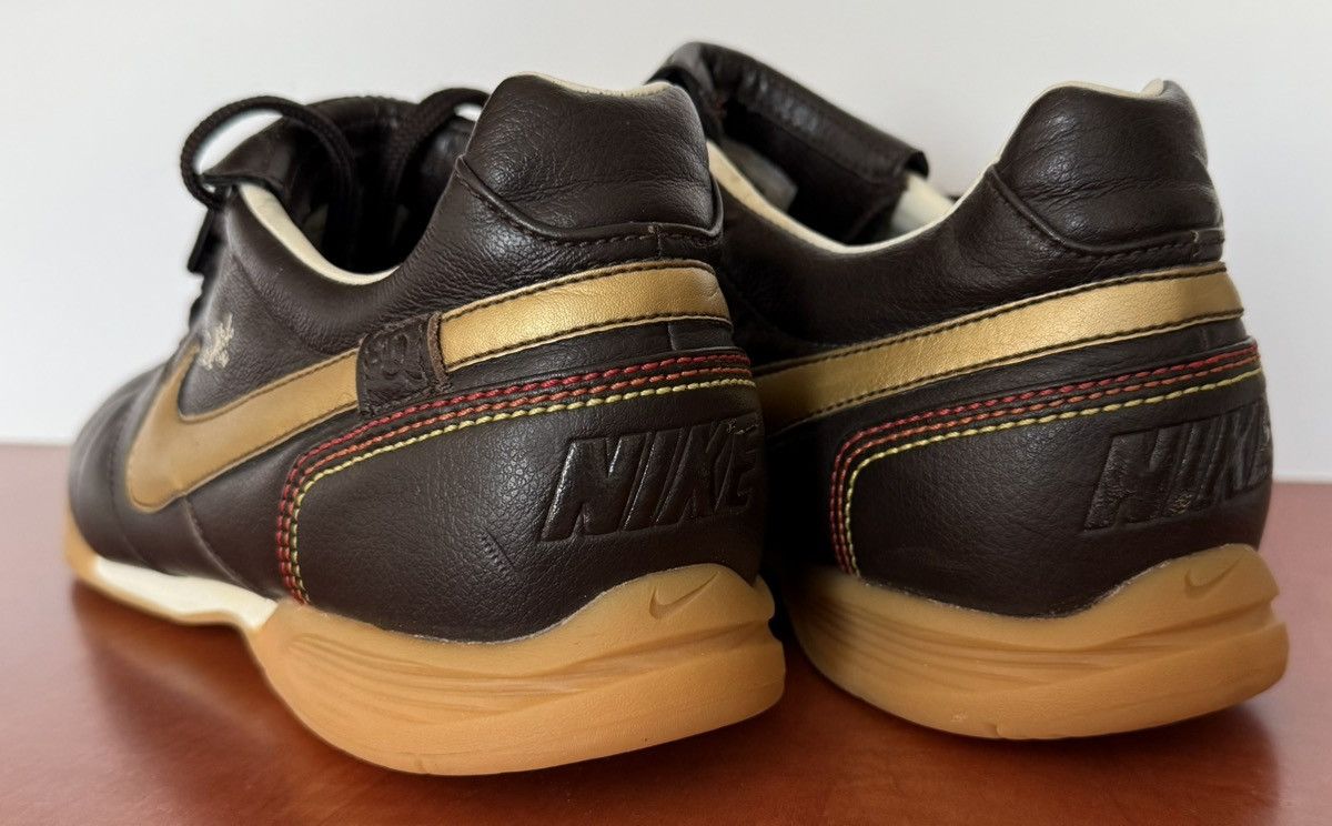 Nike Nike Tiempo R10 Ronaldinho Indoor RARE Soccer Shoes Brown Size US 7.5 / EU 40-41 - 4 Thumbnail
