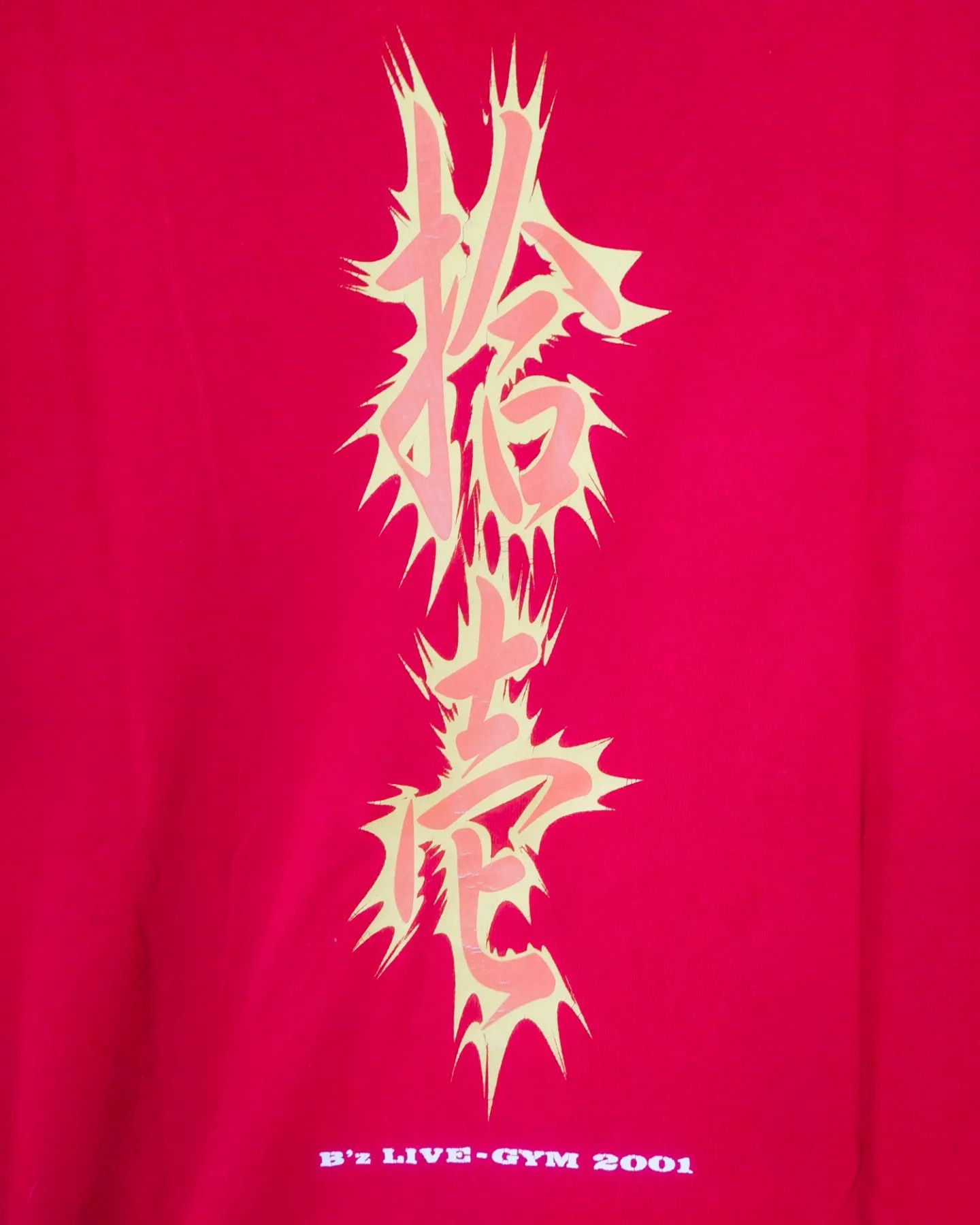 Band Tees Vintage B'z Live Gym 2001 Red Band Tee Size US M / EU 48-50 / 2 - 2 Thumbnail