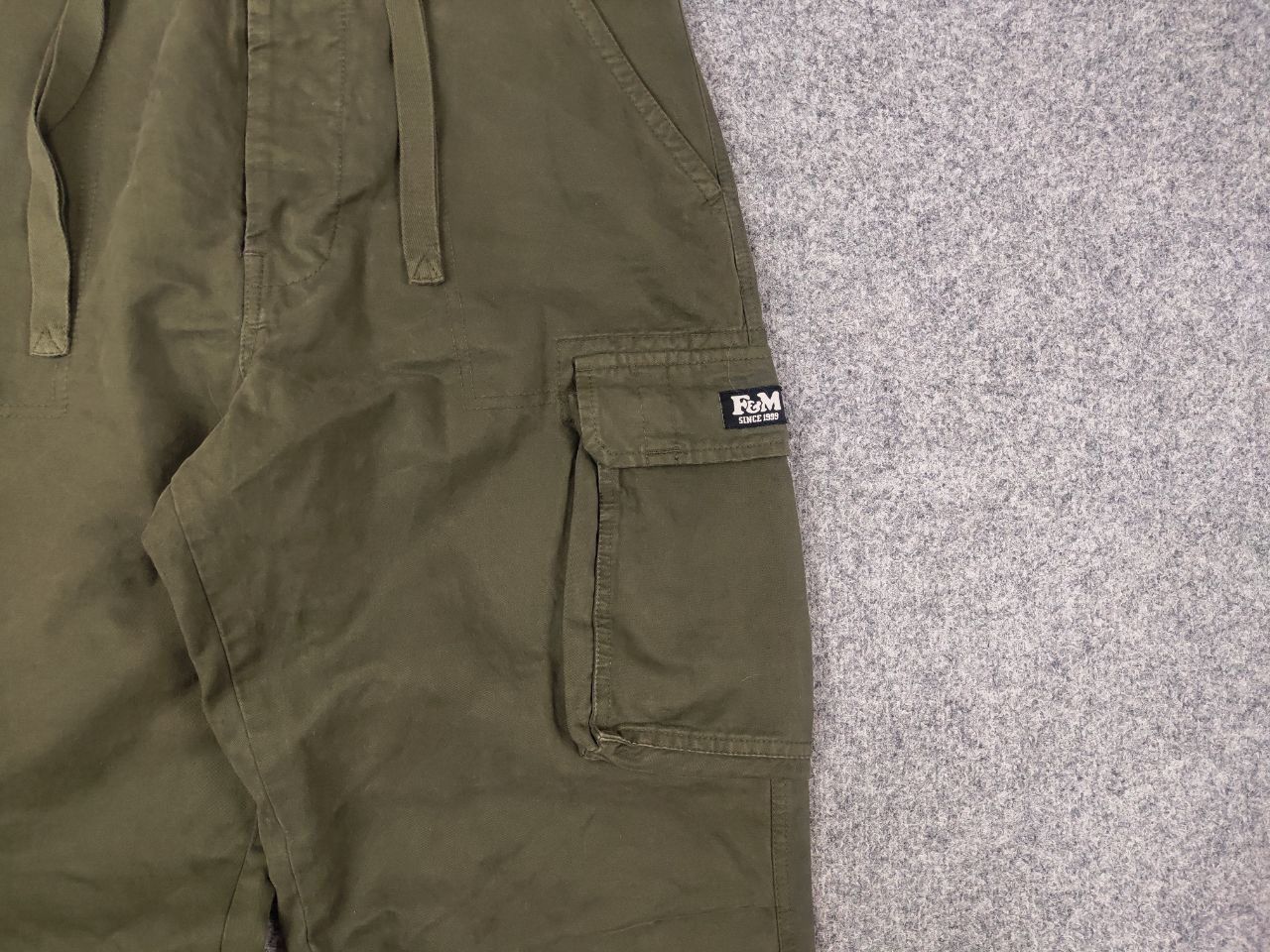 Franklin & Marshall Franklin Marshall American Military Army Baggy Cargo Pants Size US 34 / EU 50 - 8 Thumbnail