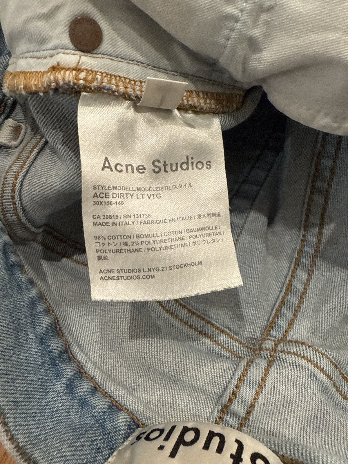 Acne Studios Acne Women’s Jeans Size 31" - 5 Thumbnail