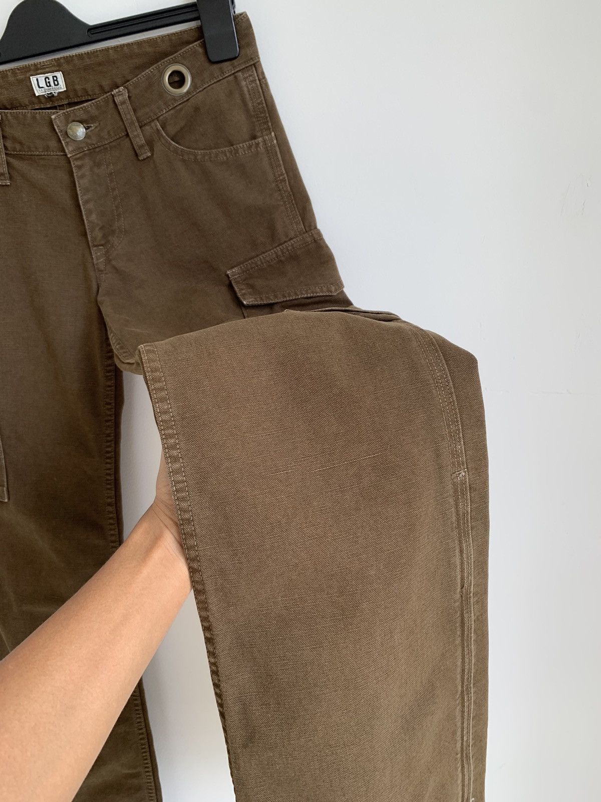 If Six Was Nine 2000s L.G.B Canvas Leg Zipper Cargo Pant Size US 26 / EU 42 - 14 Thumbnail