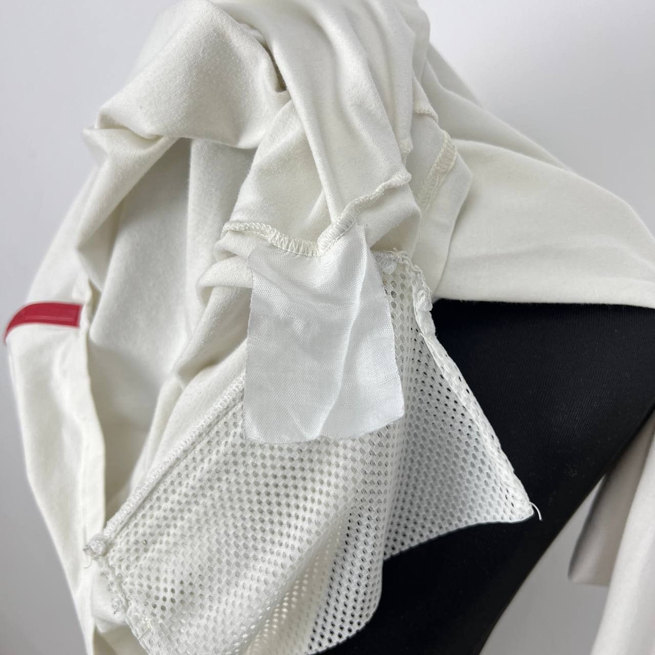 Prada PRADA Luna Rossa White Long Sleeve Red Tab Logo Sport Men's Size US L / EU 52-54 / 3 - 12 Thumbnail