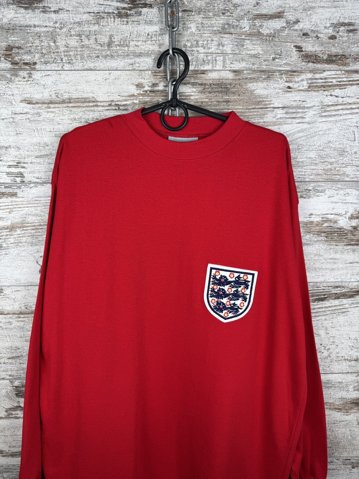 Vintage England National Team 1966 world cup sweatshirt long-sleeve Size US XL / EU 56 / 4 - 2 Thumbnail