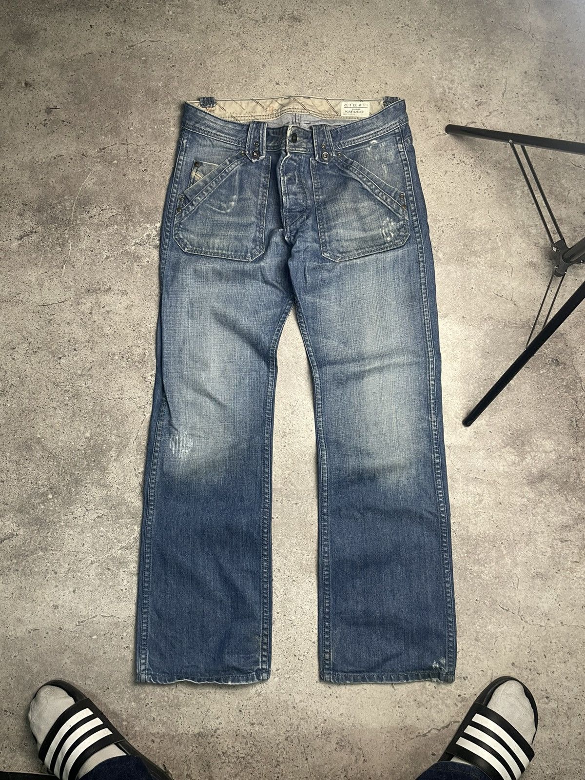 Diesel Vintage Y2K Diesel jeans baggy denim pants w33 l32 Size US 32 / EU 48 - 1 Thumbnail