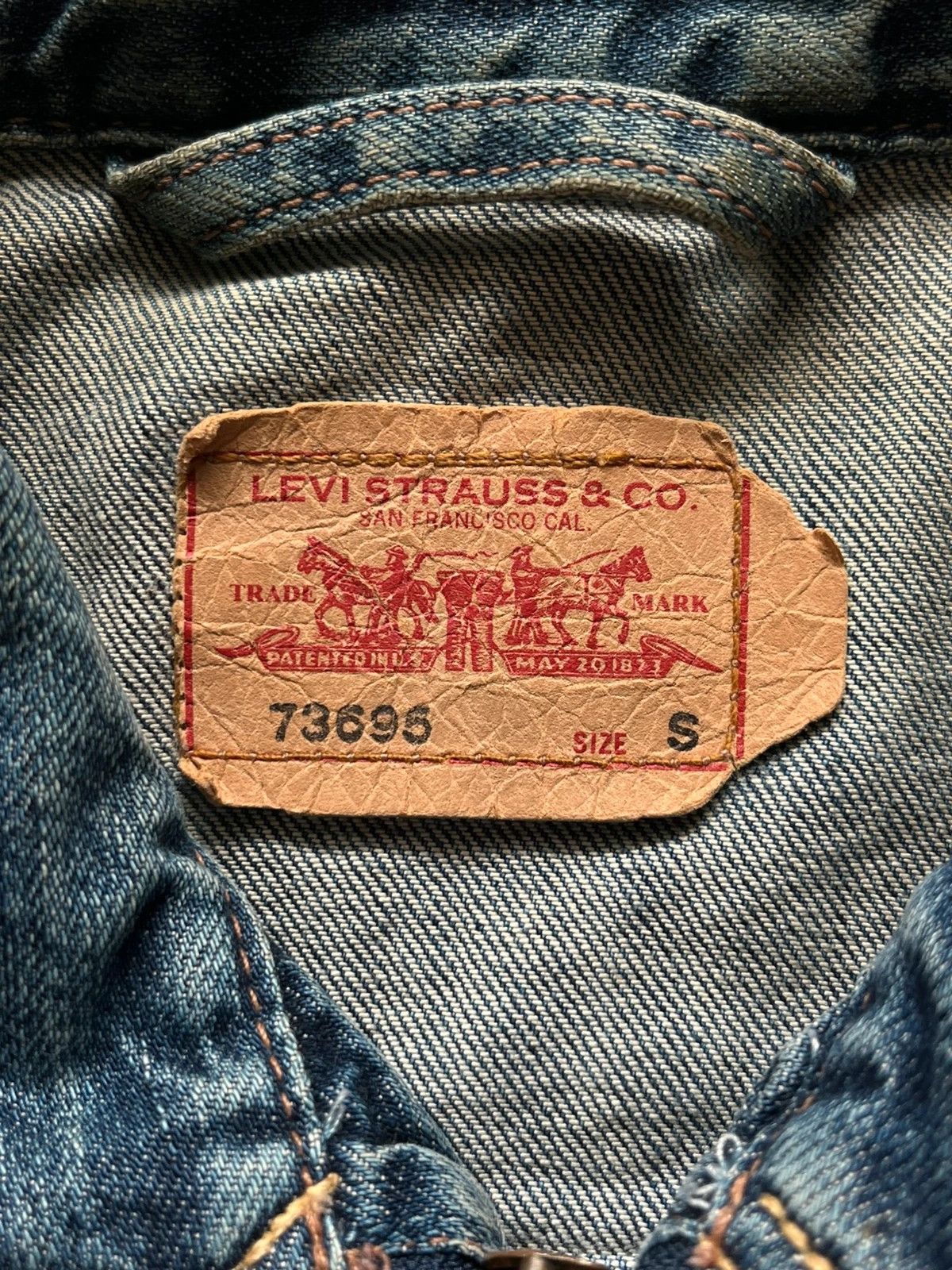 Levi's Levi's 73695 Sz S 2002 Y2K Made in Tunisia Zip Rare Blue Size S / US 4 / IT 40 - 3 Thumbnail
