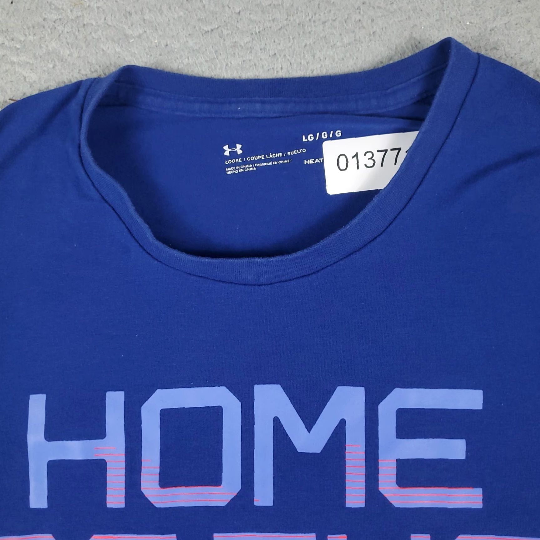 Under Armour Under Armour HeatGear Blue Short Sleeve T-Shirt Size Large Unisex Adults Mens Size US L / EU 52-54 / 3 - 2 Thumbnail