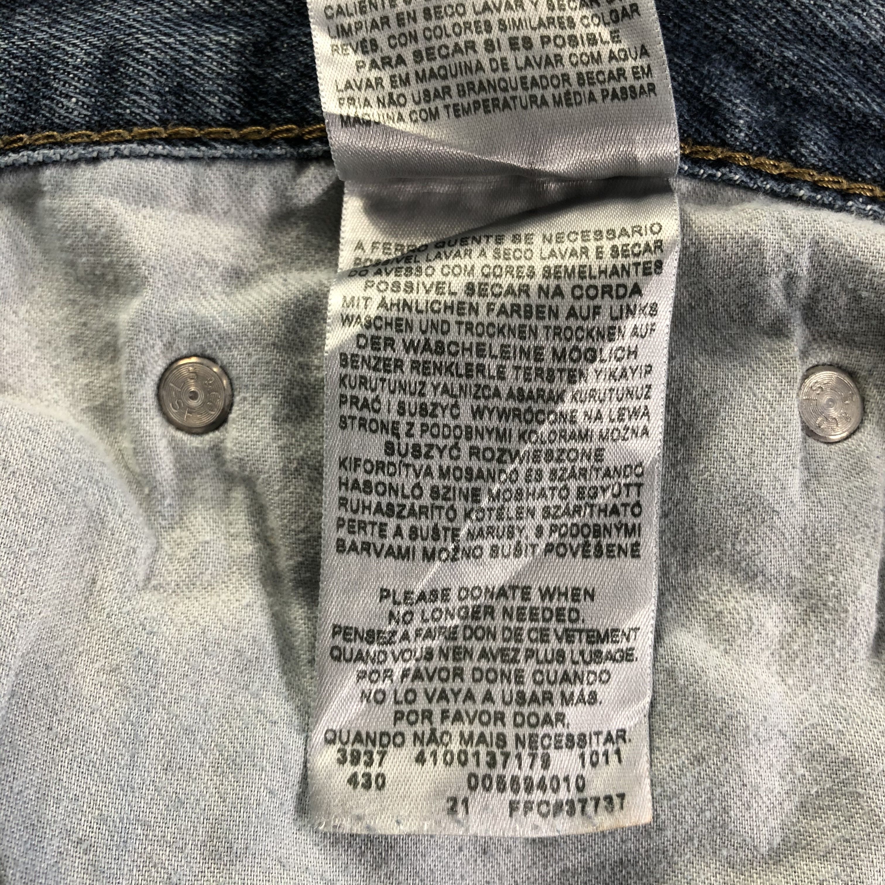 Levi's Vintage Blue Wash Levis 559 Jeans-J4272 Size US 39 - 11 Thumbnail