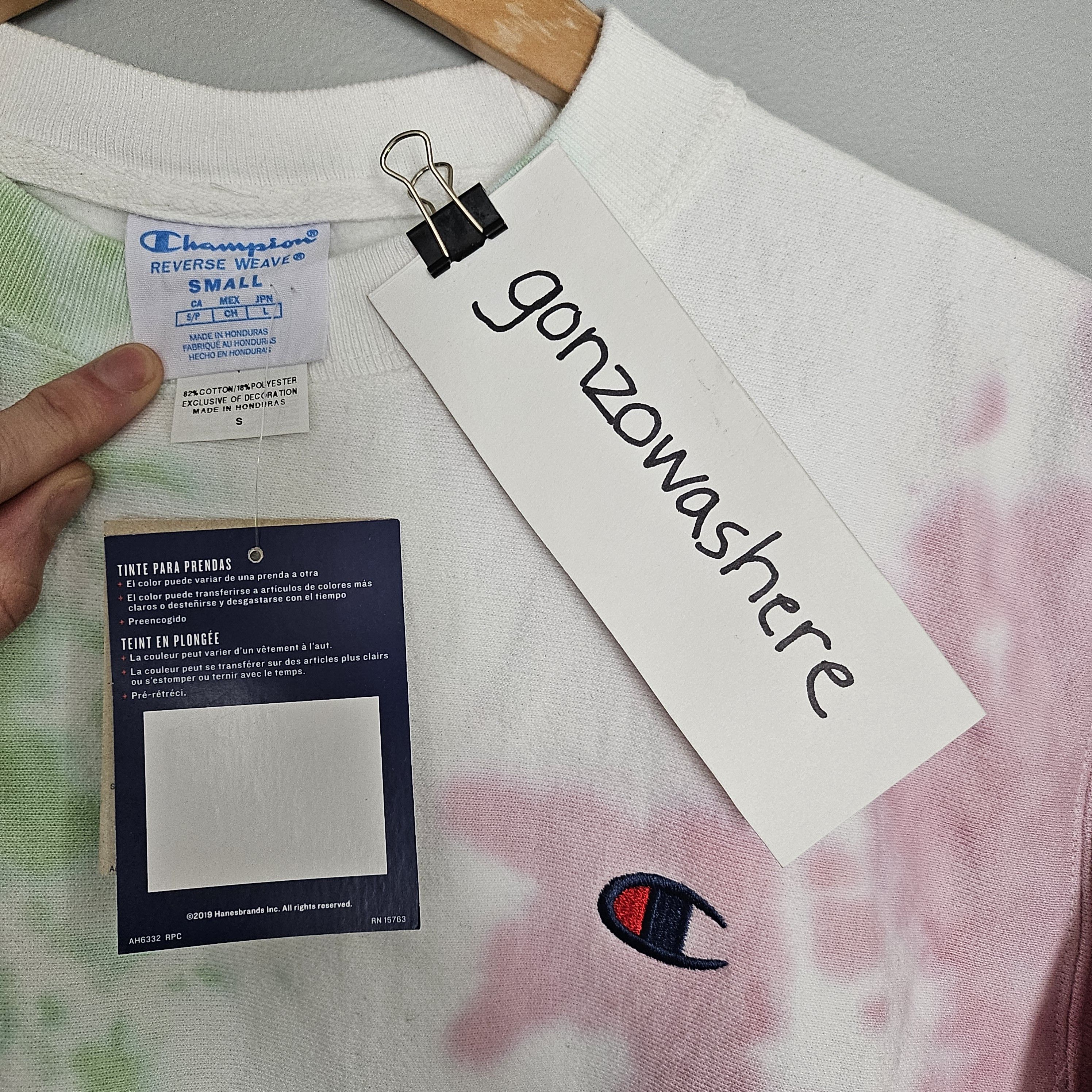 Champion Tie-Dye Crewneck Size US S / EU 44-46 / 1 - 3 Thumbnail