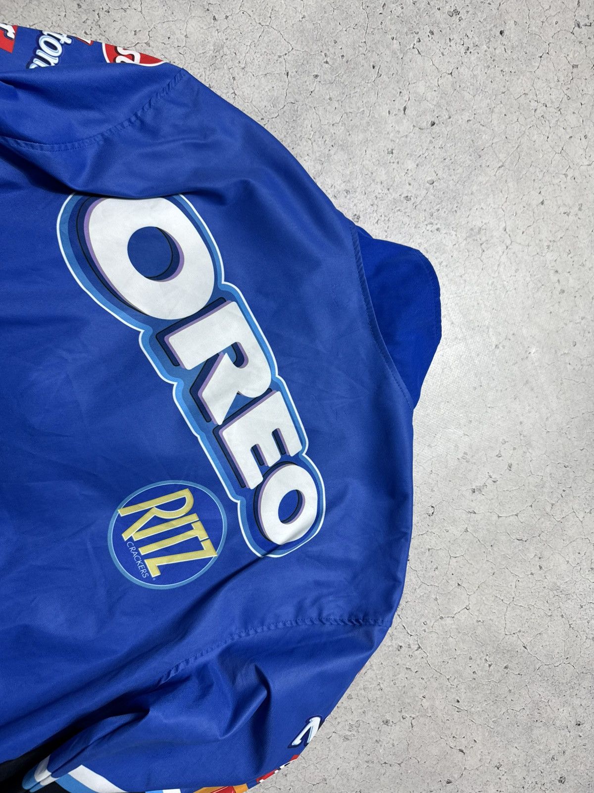 Vintage Oreo Vintage Racing Bomber Jacket Size M Big Logo Size US M / EU 48-50 / 2 - 10 Thumbnail
