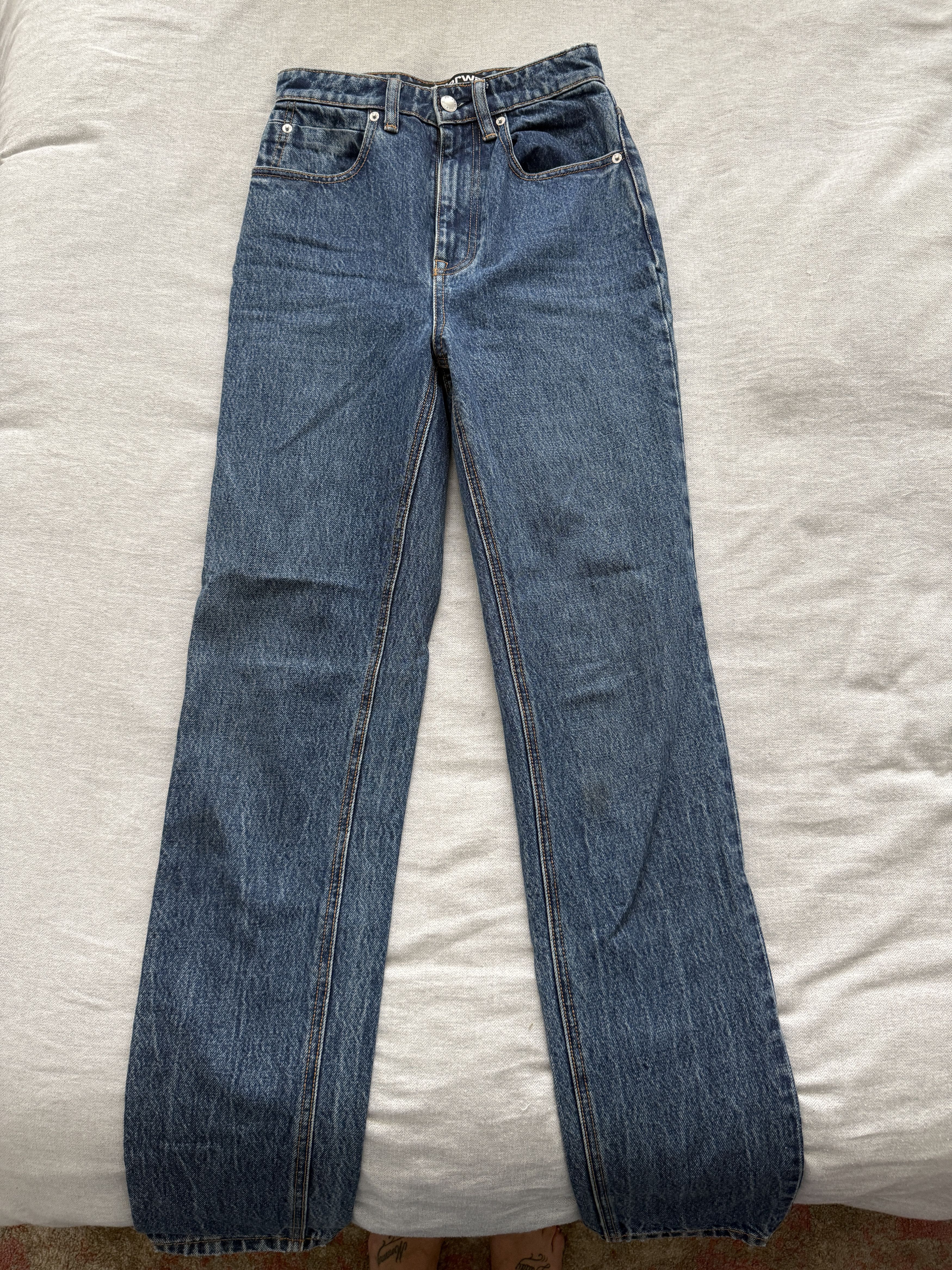 Alexander Wang Alexander Wang Classic Straight Leg Jeans Size 25" / US 0 / IT 36 - 1 Thumbnail