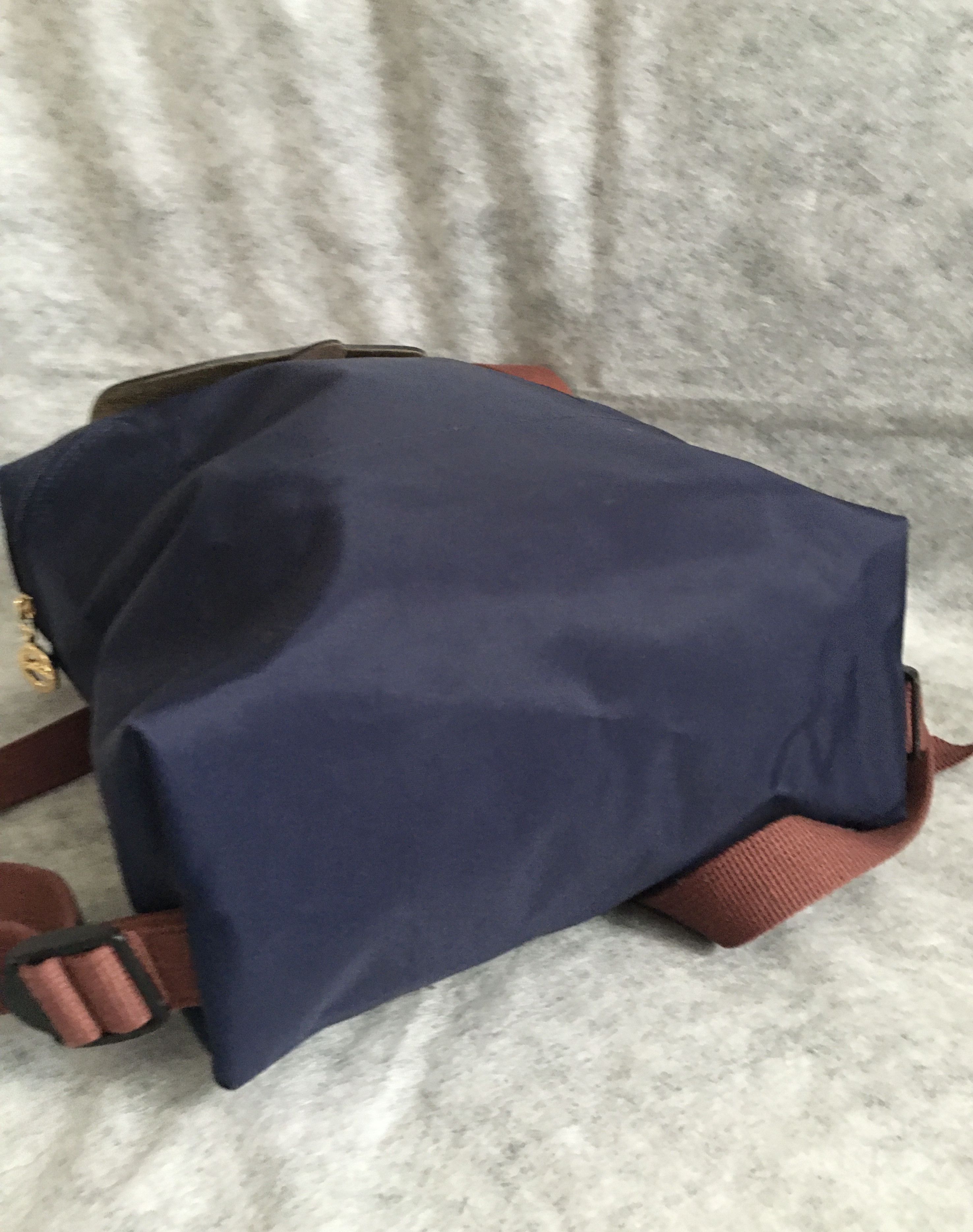Longchamp Longchamp Le Pliage Blue Nylon Backpack Bag Size ONE SIZE - 7 Thumbnail