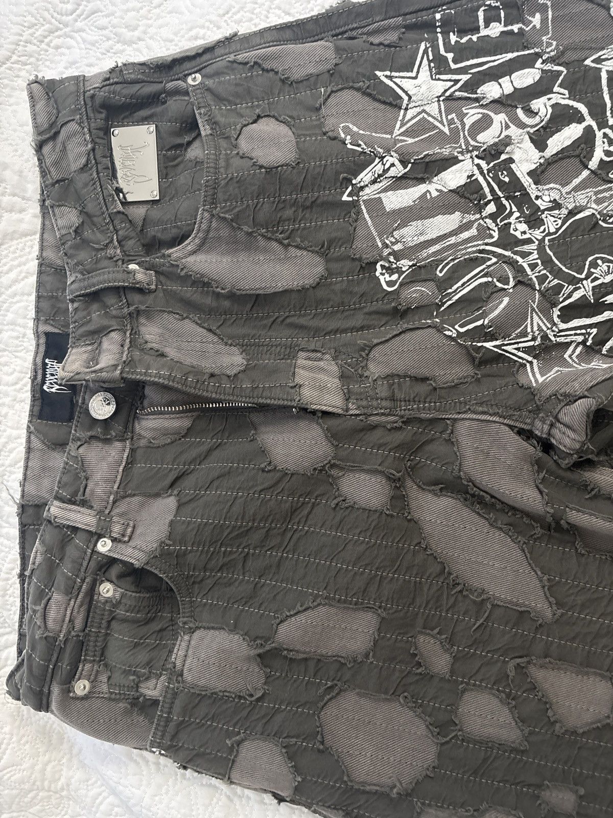 City Morgue × Revenge Revenge x City Morgue Graffiti Pants Size US 33 - 10 Thumbnail