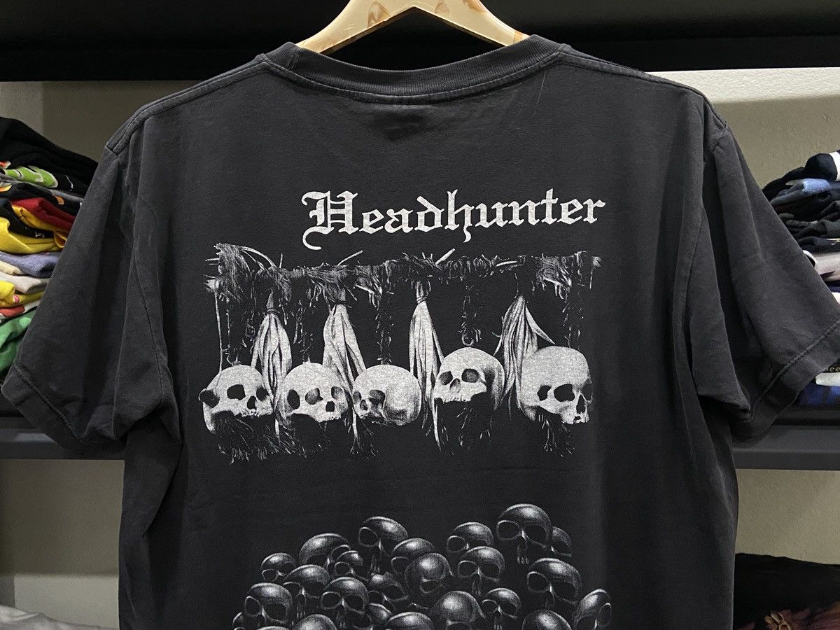 Band Tees × Vintage Vintage 90s HEADHUNTER Heavy Metal Rock TOUR TShirt Size US M / EU 48-50 / 2 - 11 Thumbnail