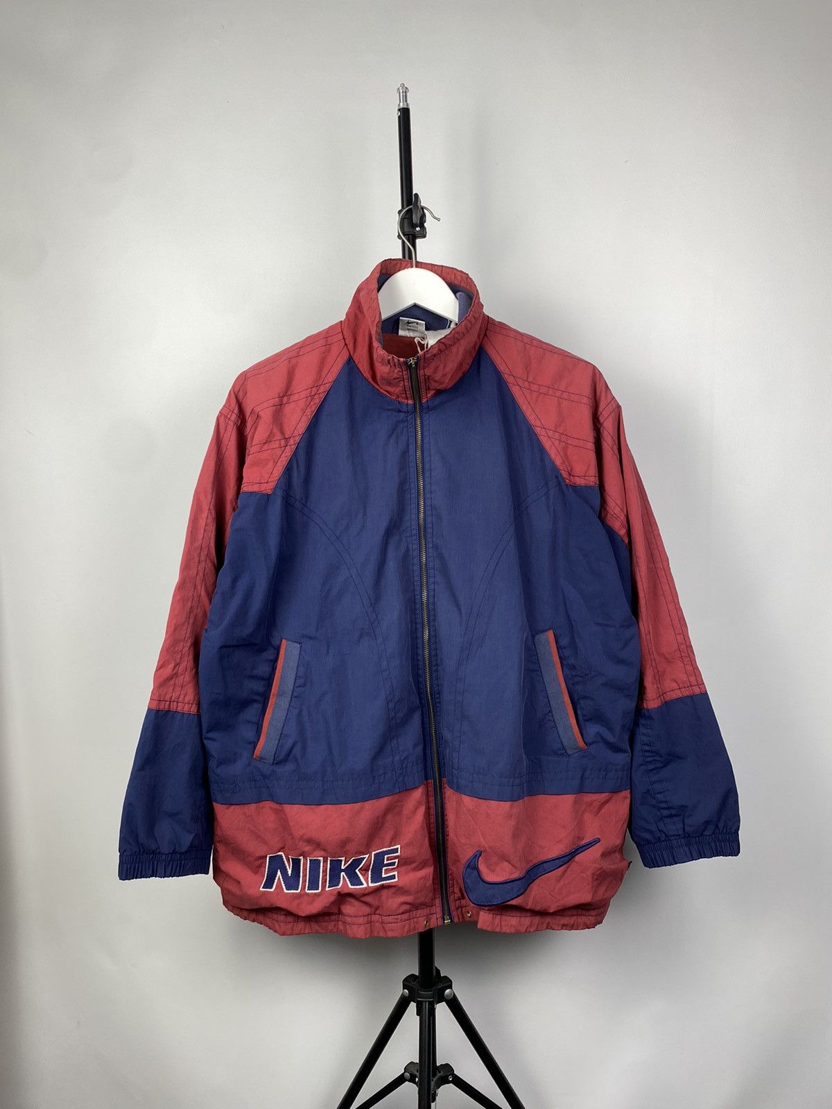 Nike × Vintage 90’s NIKE BIG LOGO TRACK JACKET Y2K Size US M / EU 48-50 / 2 - 1 Thumbnail