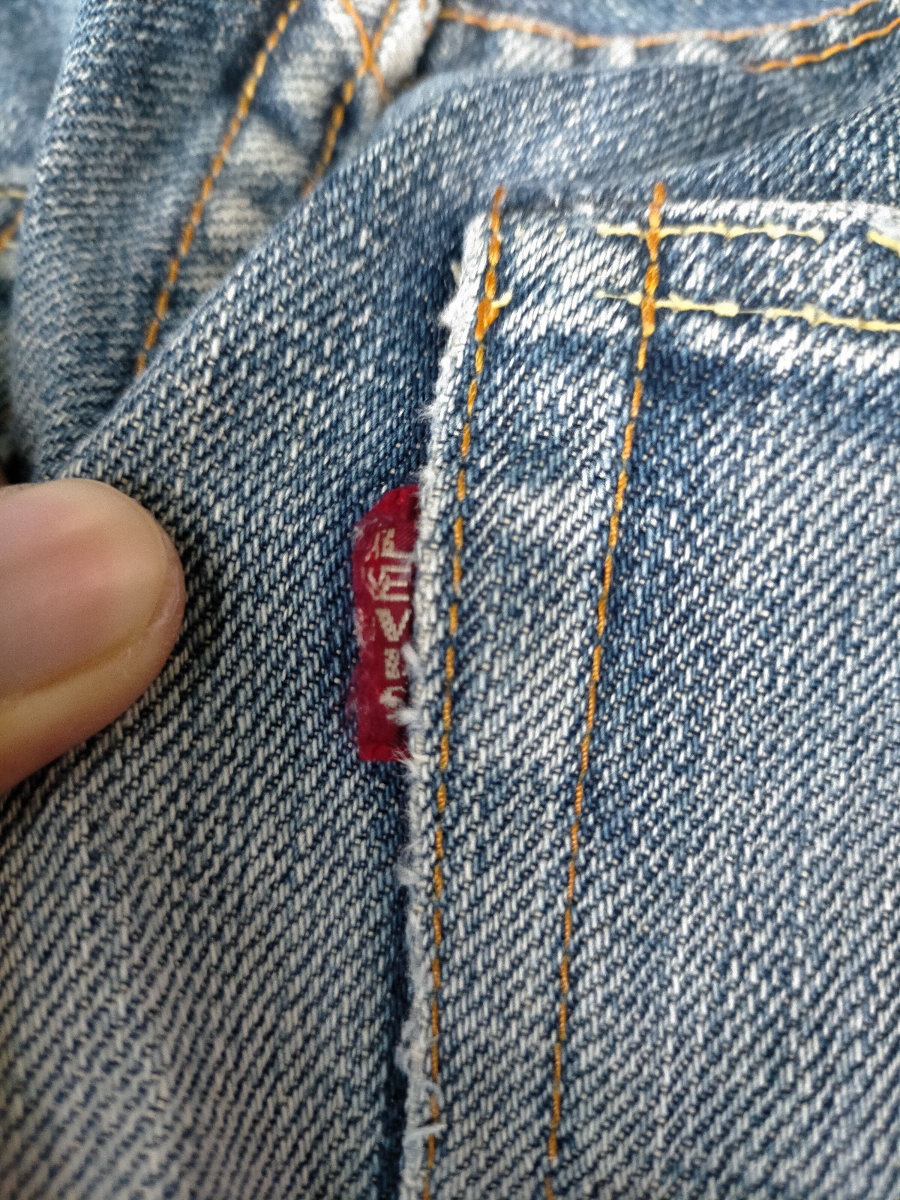 Levi's 🔥 Vintage Lvc Levis 501 Big E Selvedge Size US 30 / EU 46 - 4 Thumbnail