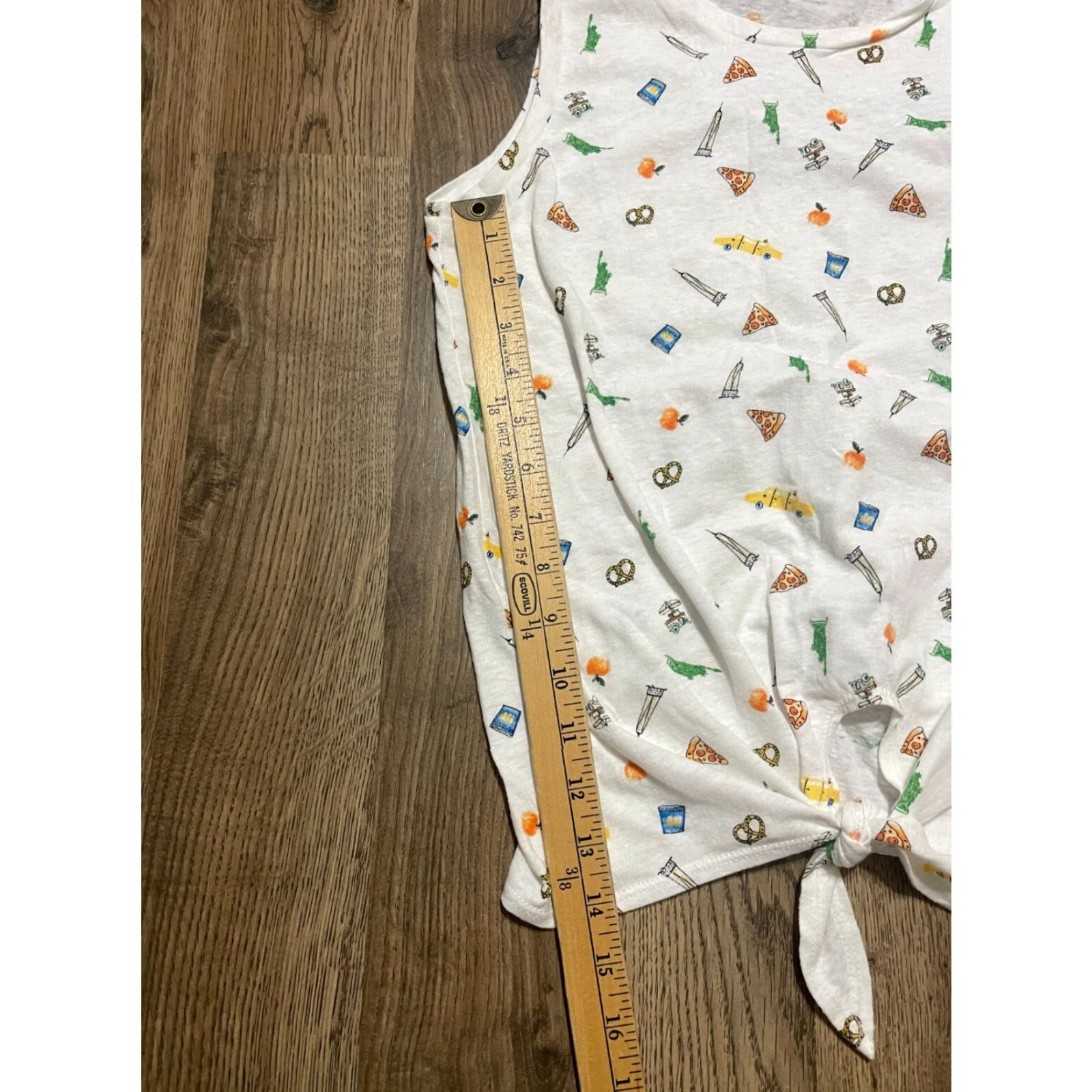 J.Crew J.CREW Tank Top Women's XS White Front Waist Tie Tank Size XS / US 0-2 / IT 36-38 - 4 Thumbnail