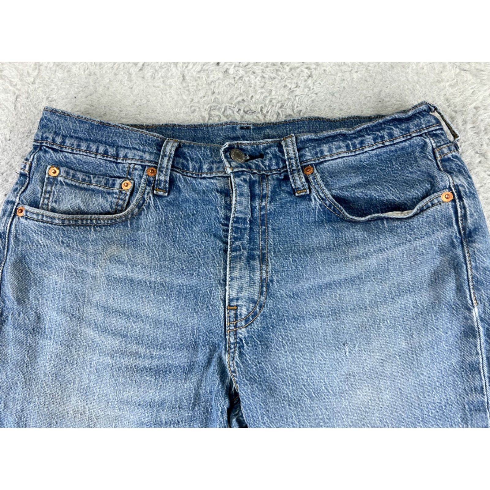 Levi's Levis Jeans Adult 32 Blue Denim 514 Premium Cotton Blend 31x30 Pants Size US 32 / EU 48 - 4 Thumbnail